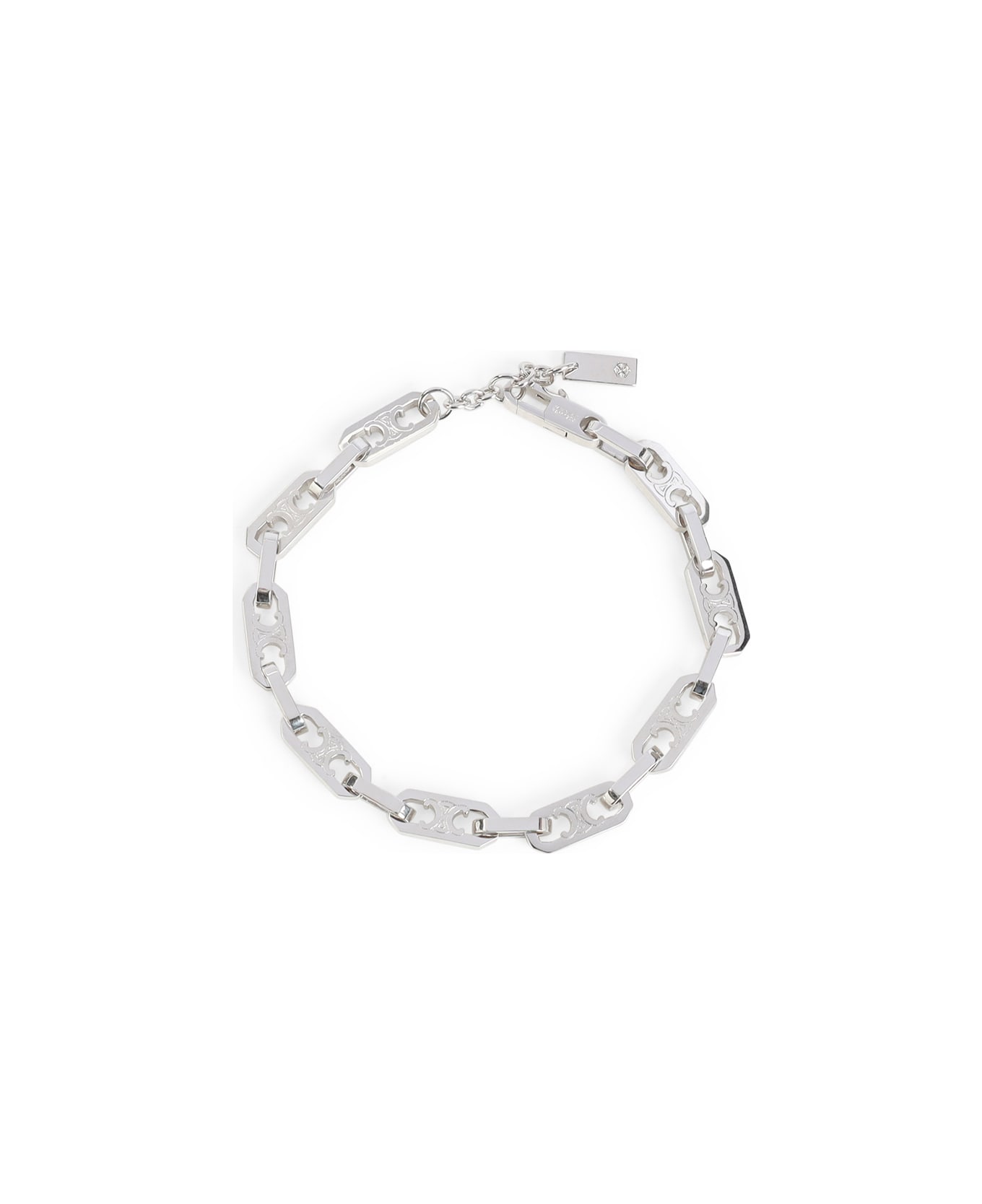 Celine Small Octagon Bracelet - Si Silver