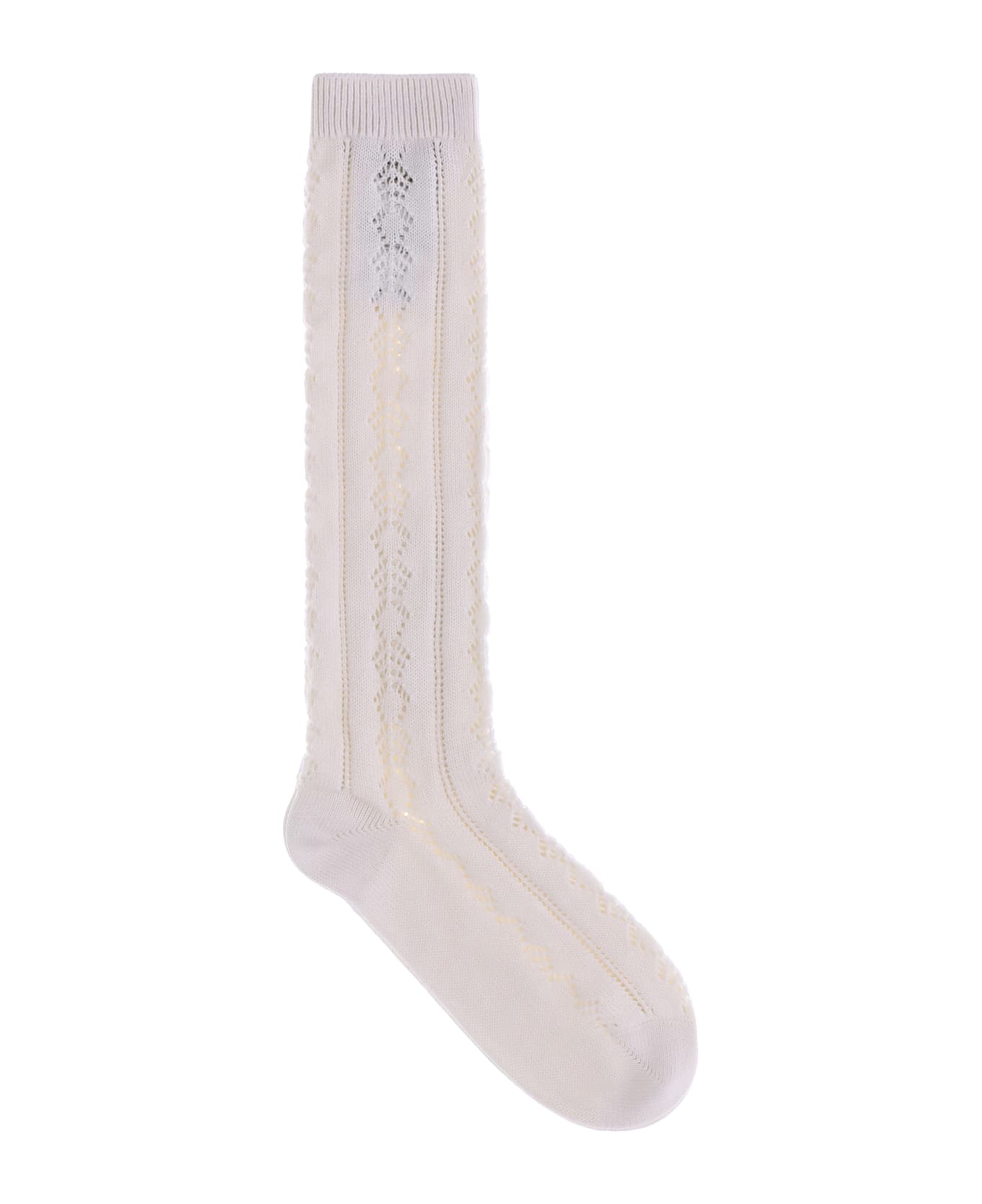 Valentino Garavani Cotton Crochet Socks