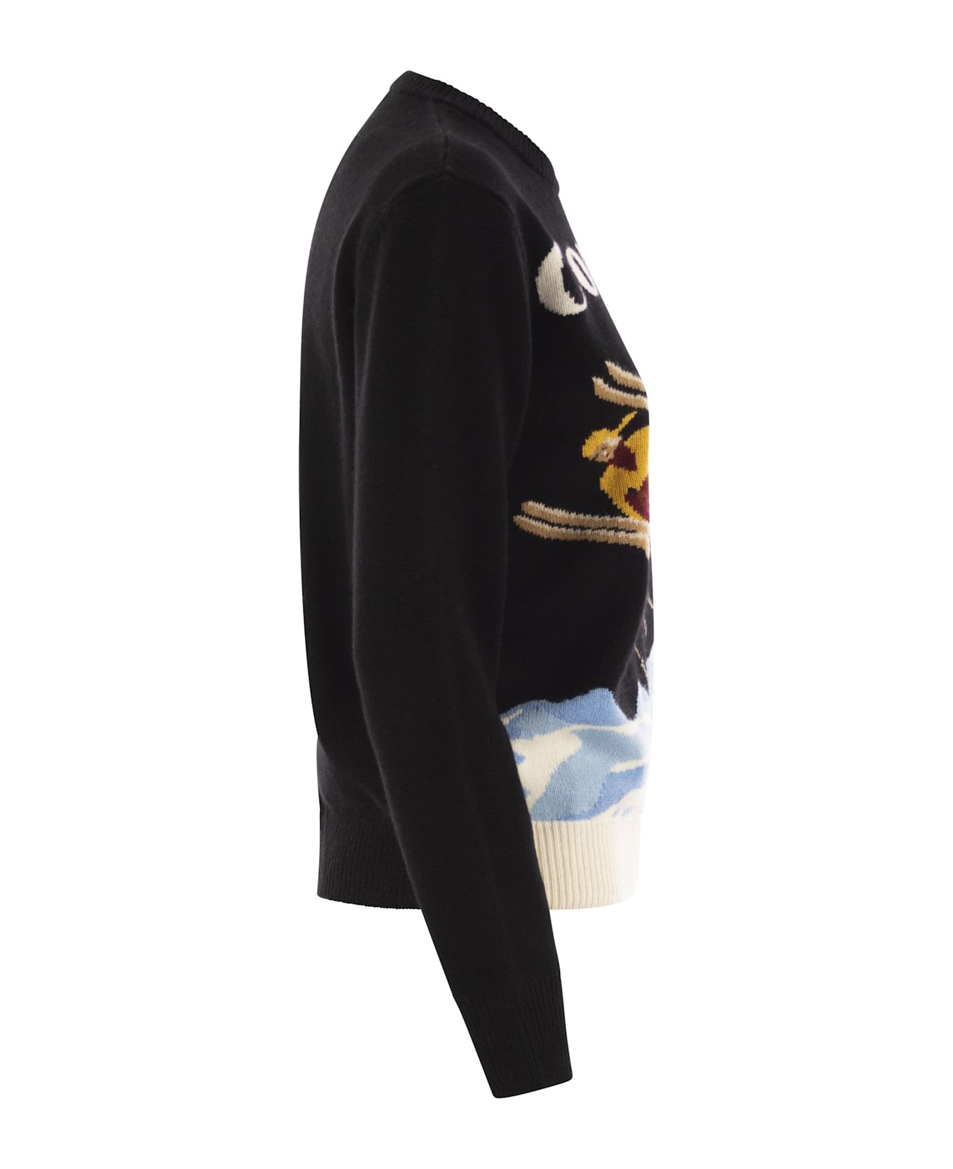 MC2 Saint Barth Cortina Wool And Cashmere Blend Jumper - Navy