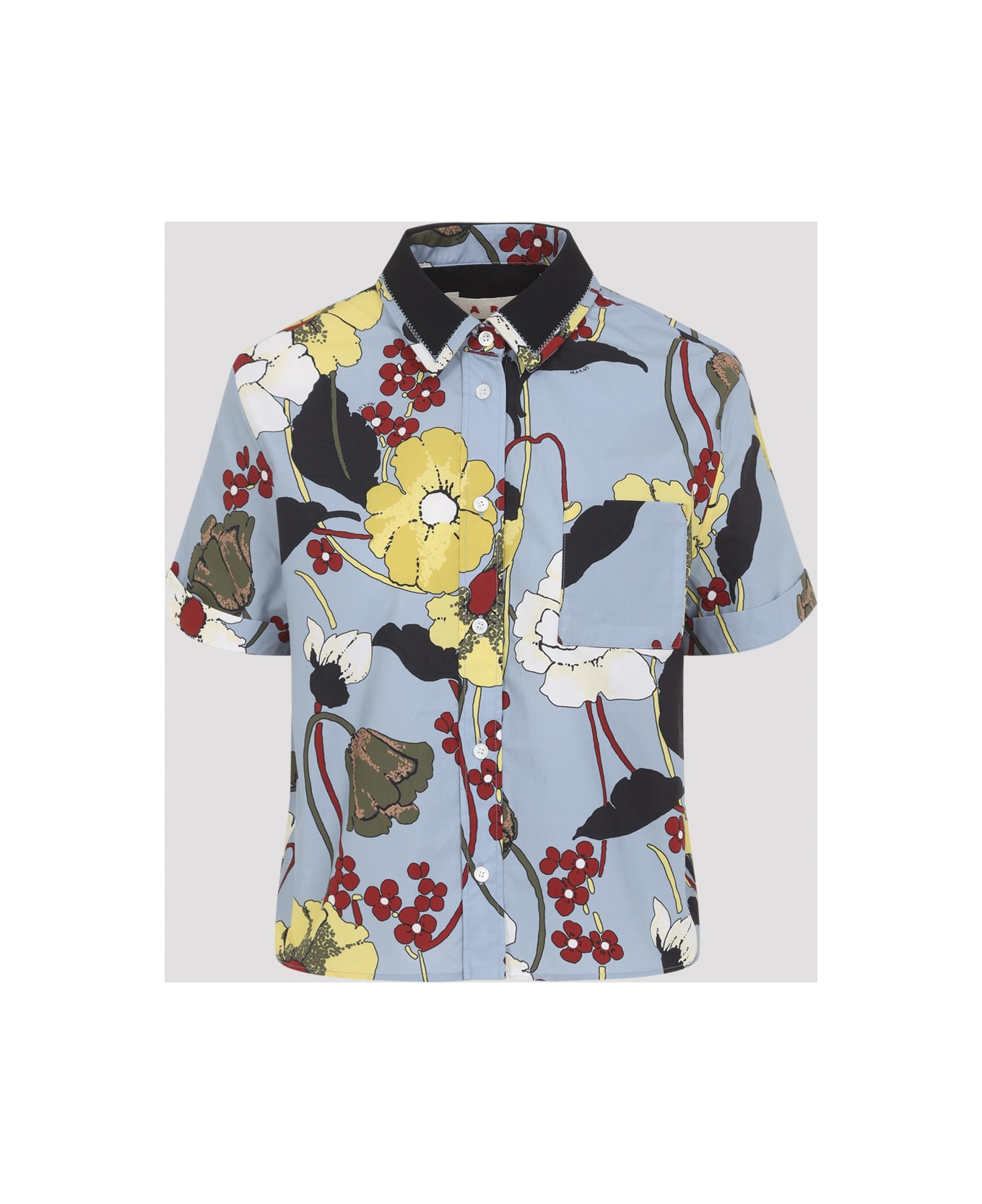 Marni Cotton Shirt - Sky