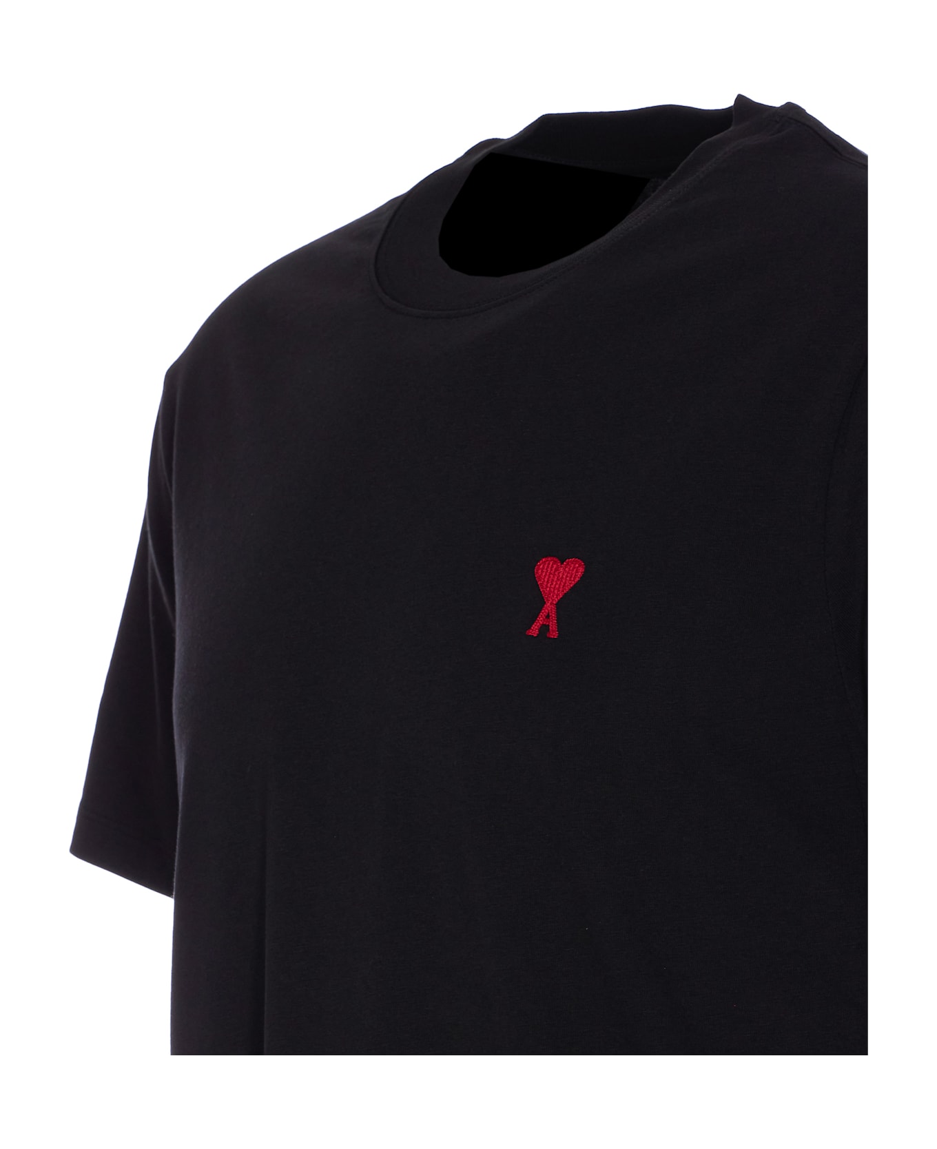 Ami Alexandre Mattiussi Ami De Coeur T-shirt - Black