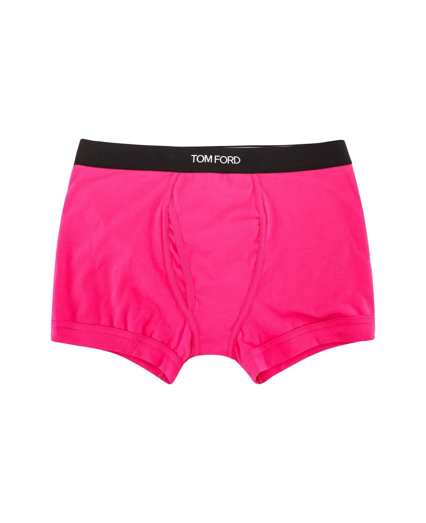 Tom Ford Logo Boxer Shorts - PINK