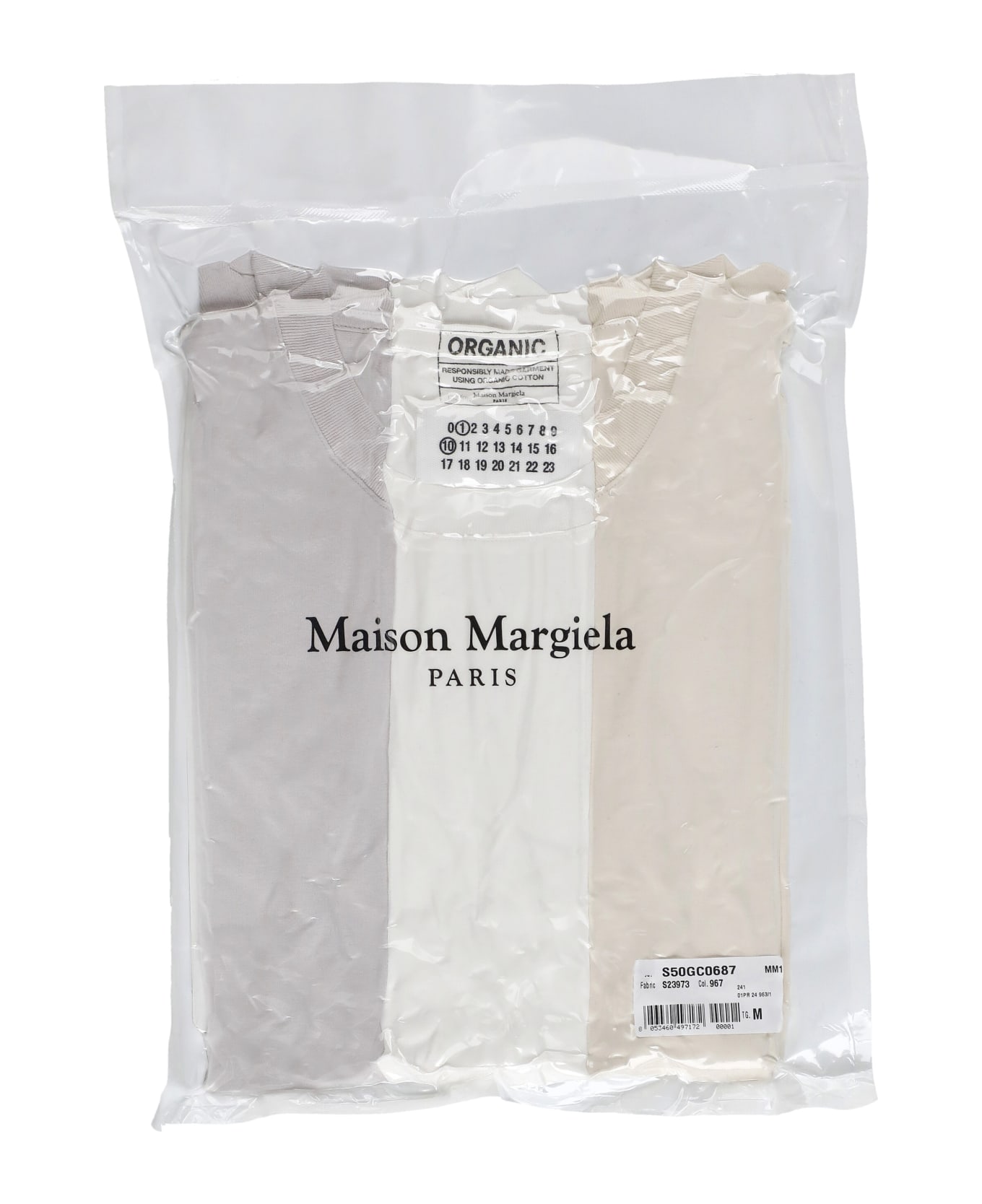 Maison Margiela Cotton T-shirt - Natural
