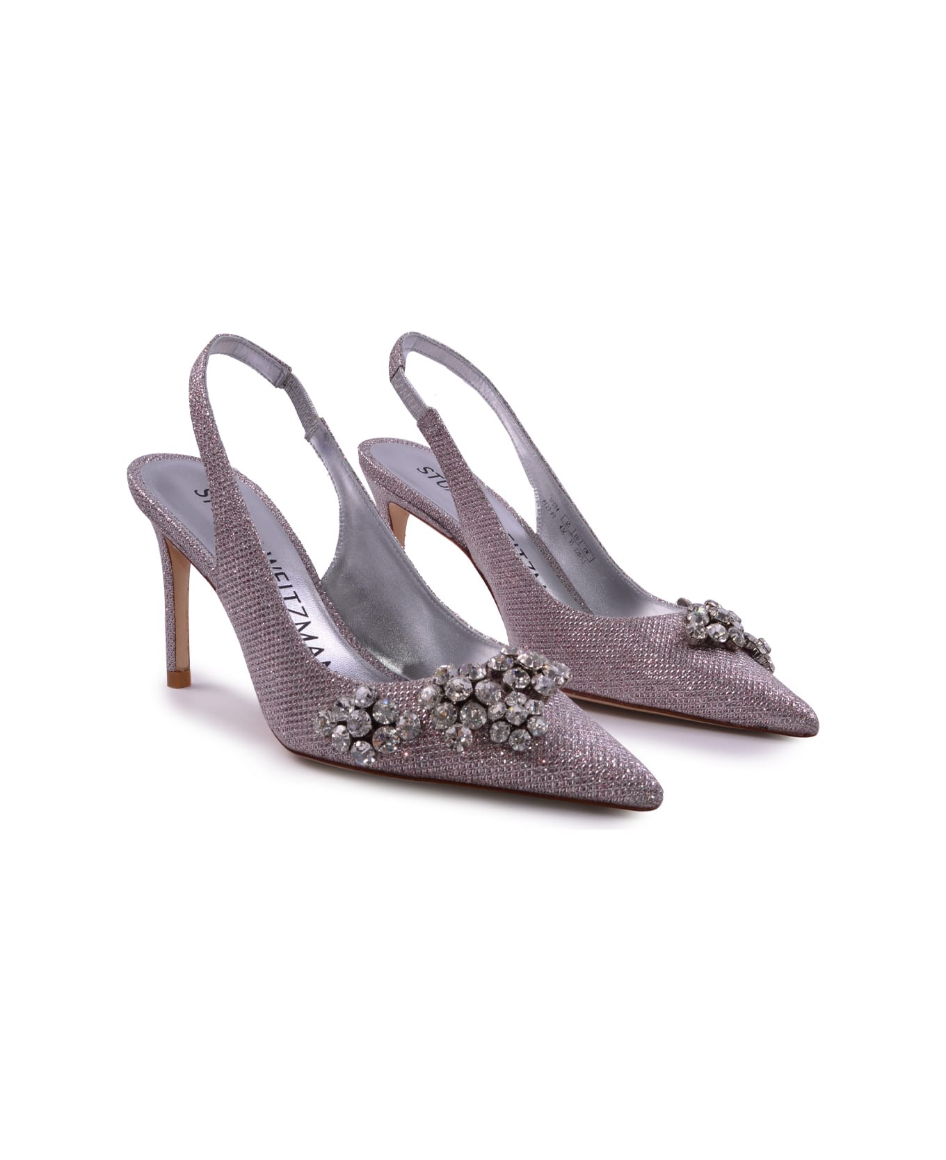 Stuart Weitzman Shoes With Heels And Crystals - Pink