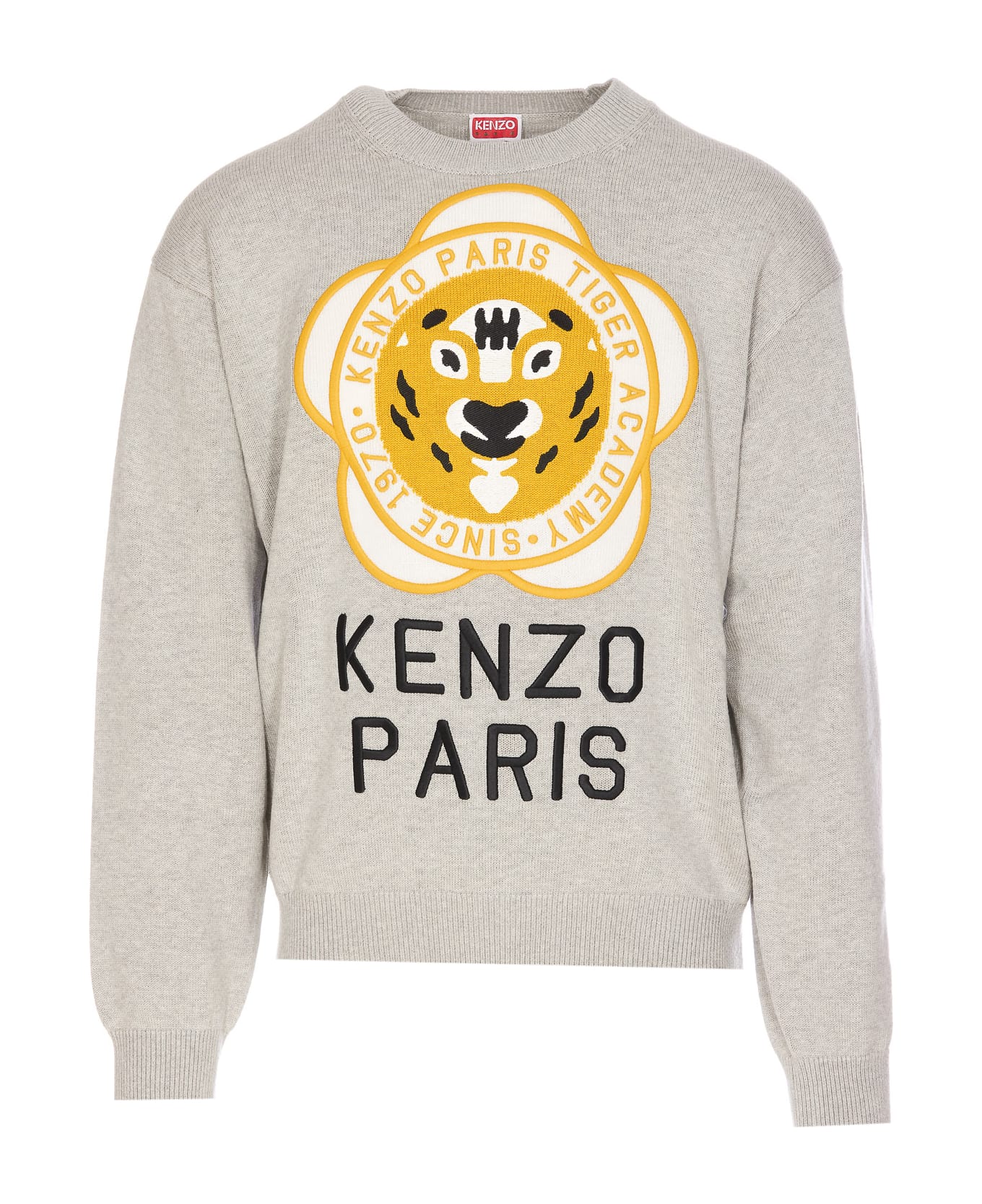 Kenzo Tiger Academy Sweater - GREY