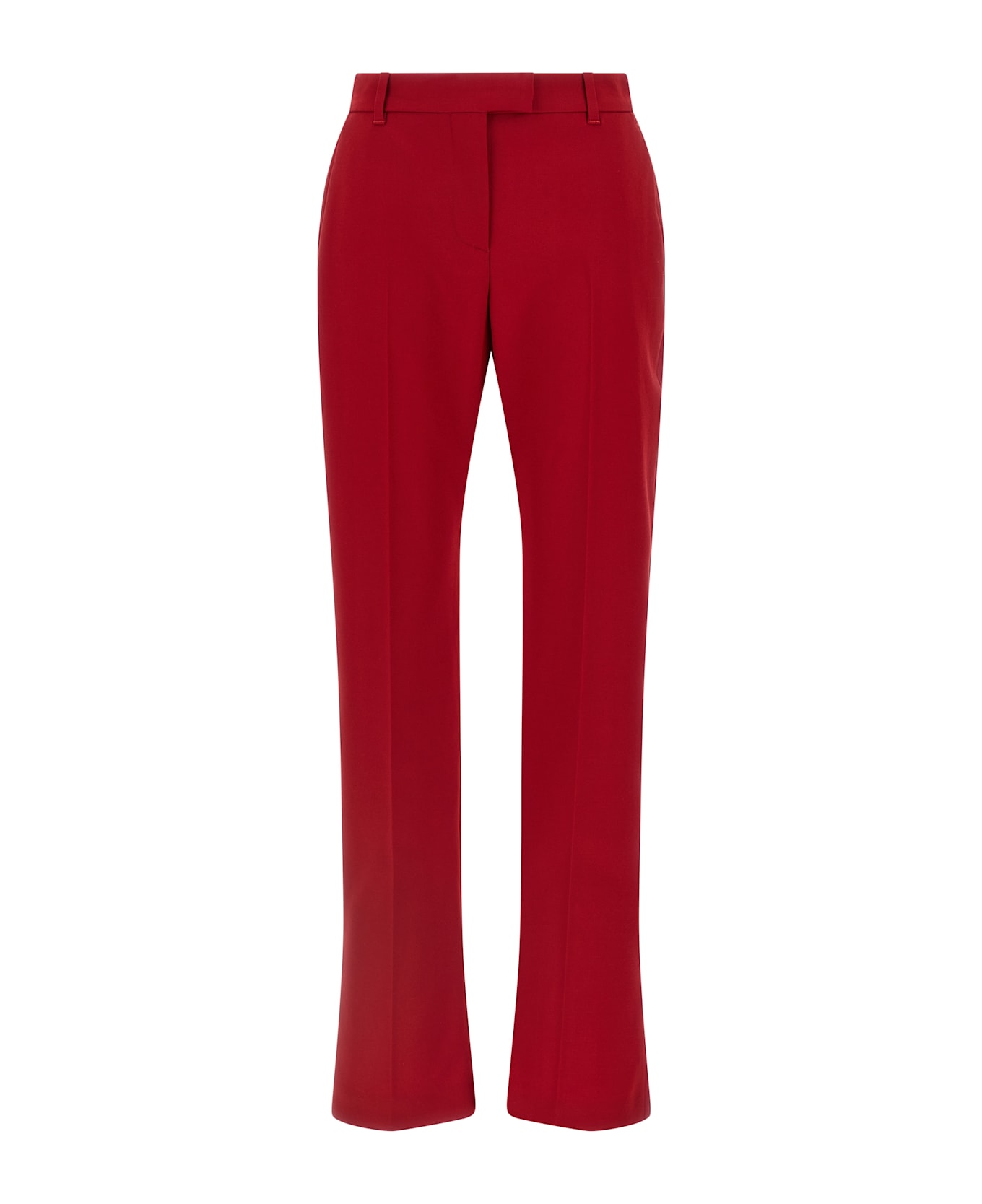 Alexander McQueen Wool Pants - Red