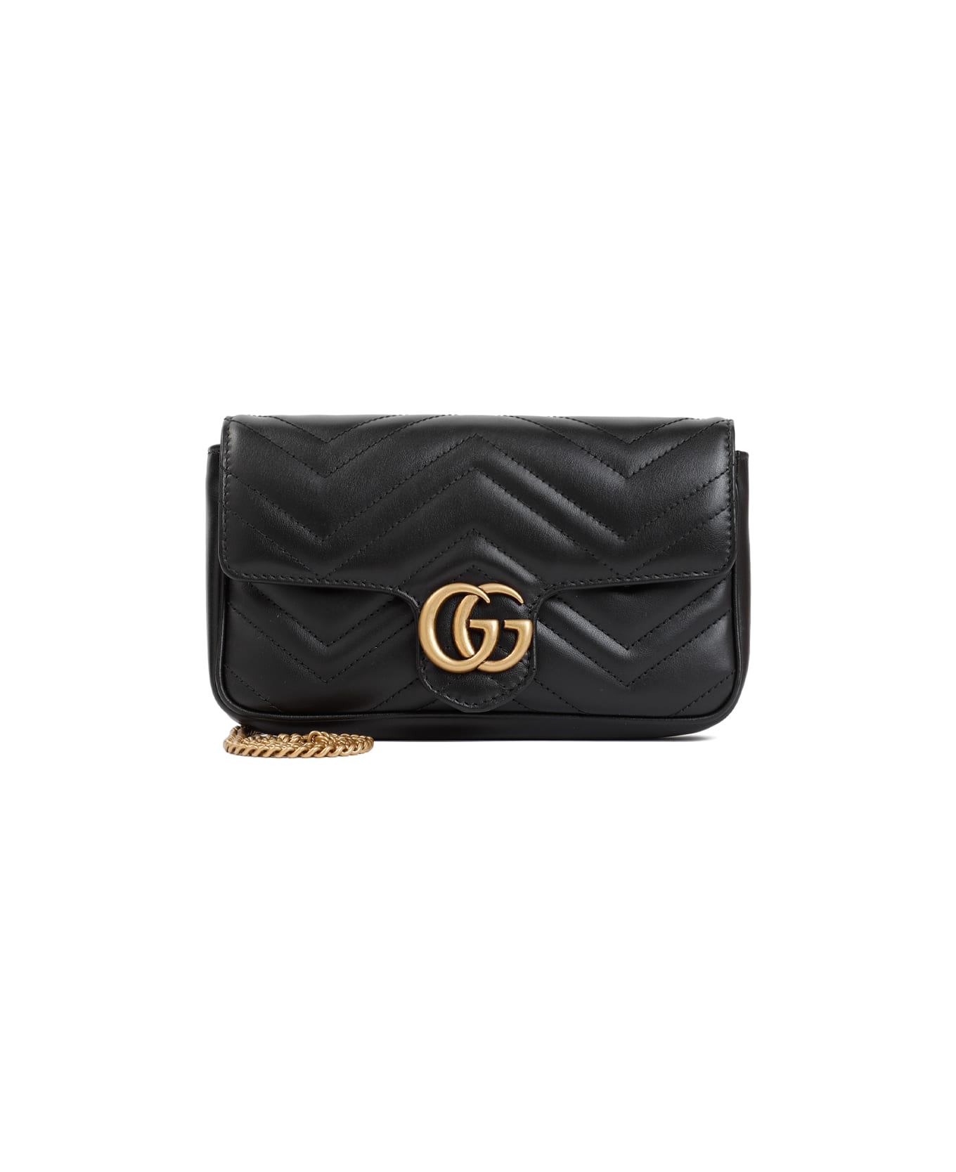 Gucci Gg Marmont Shoulder Bag - Black