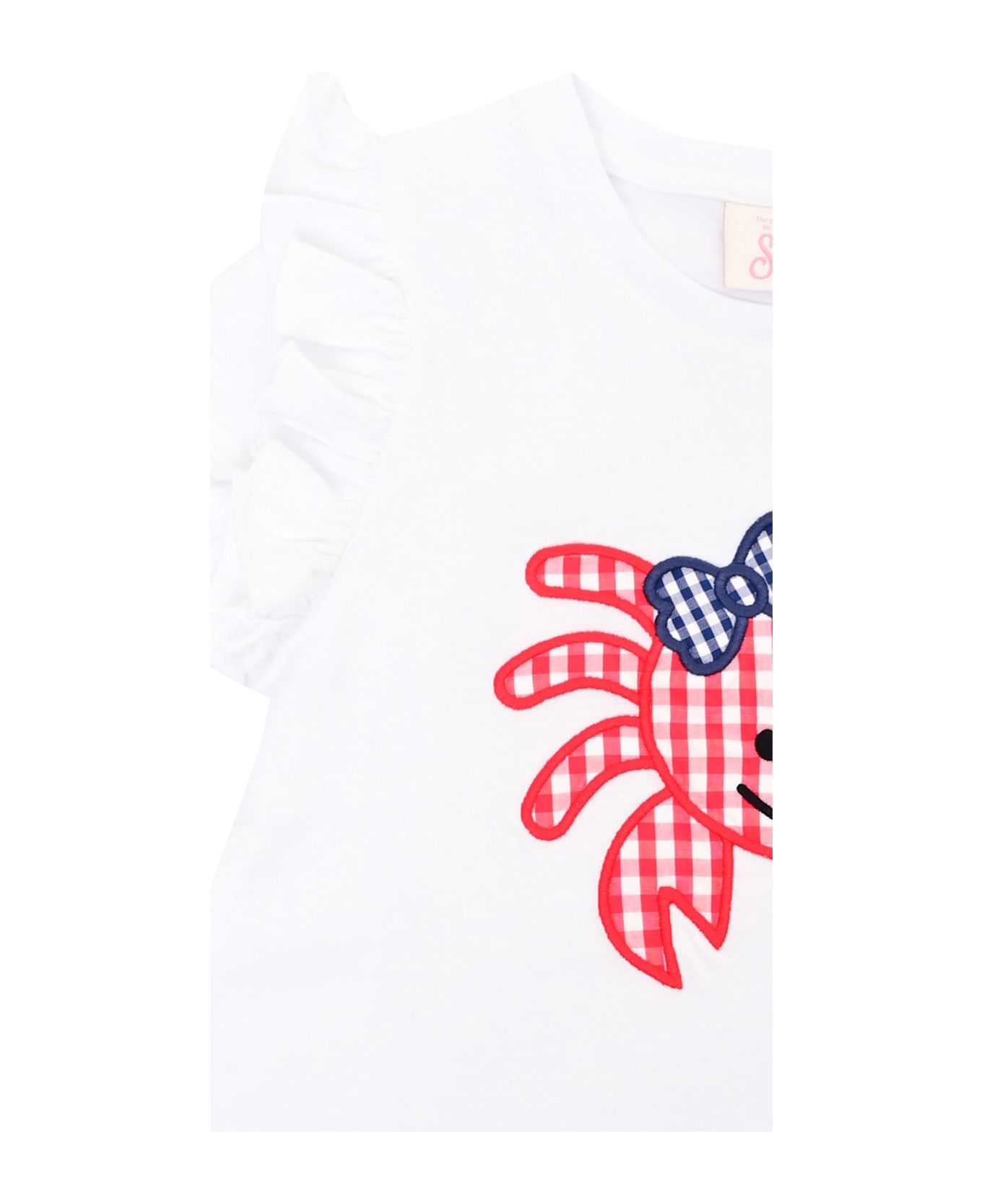 MC2 Saint Barth Baby-crab 01 Vichy 4161 Patch - WHITE
