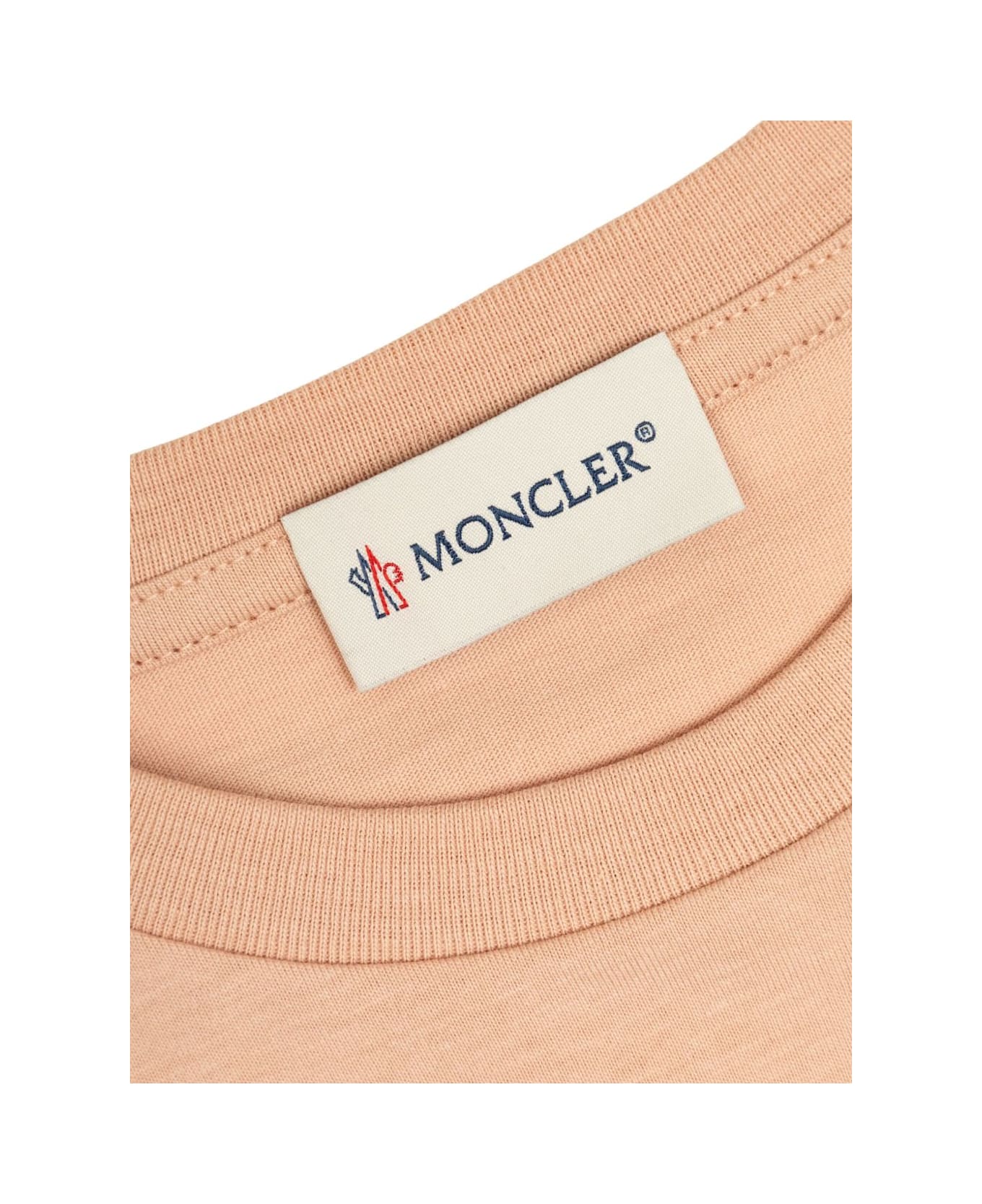 Moncler Enfant Cotton T-shirt - Beige