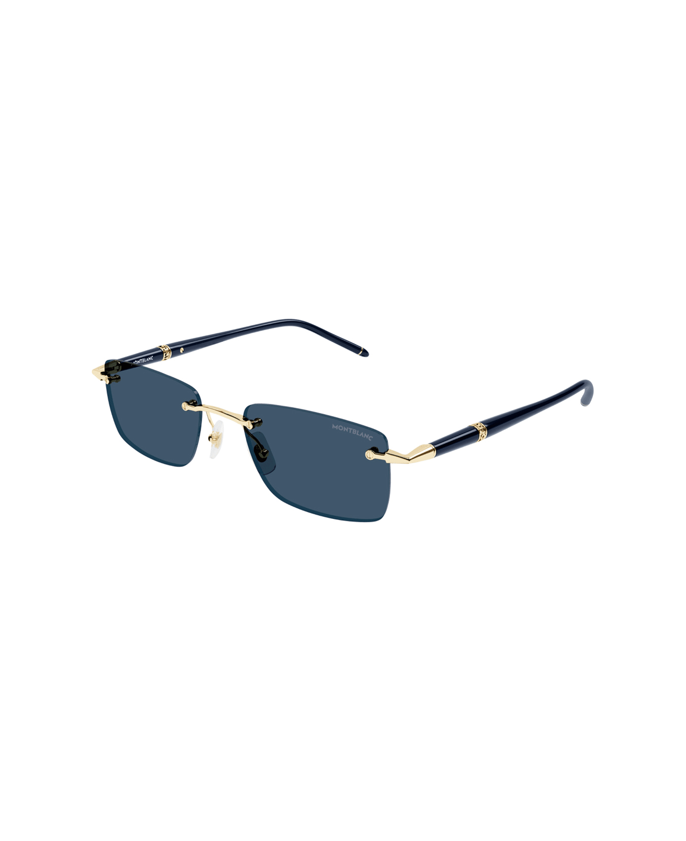 Montblanc Mb0344s Linea Meisterstück 003 Sunglasses - Blu
