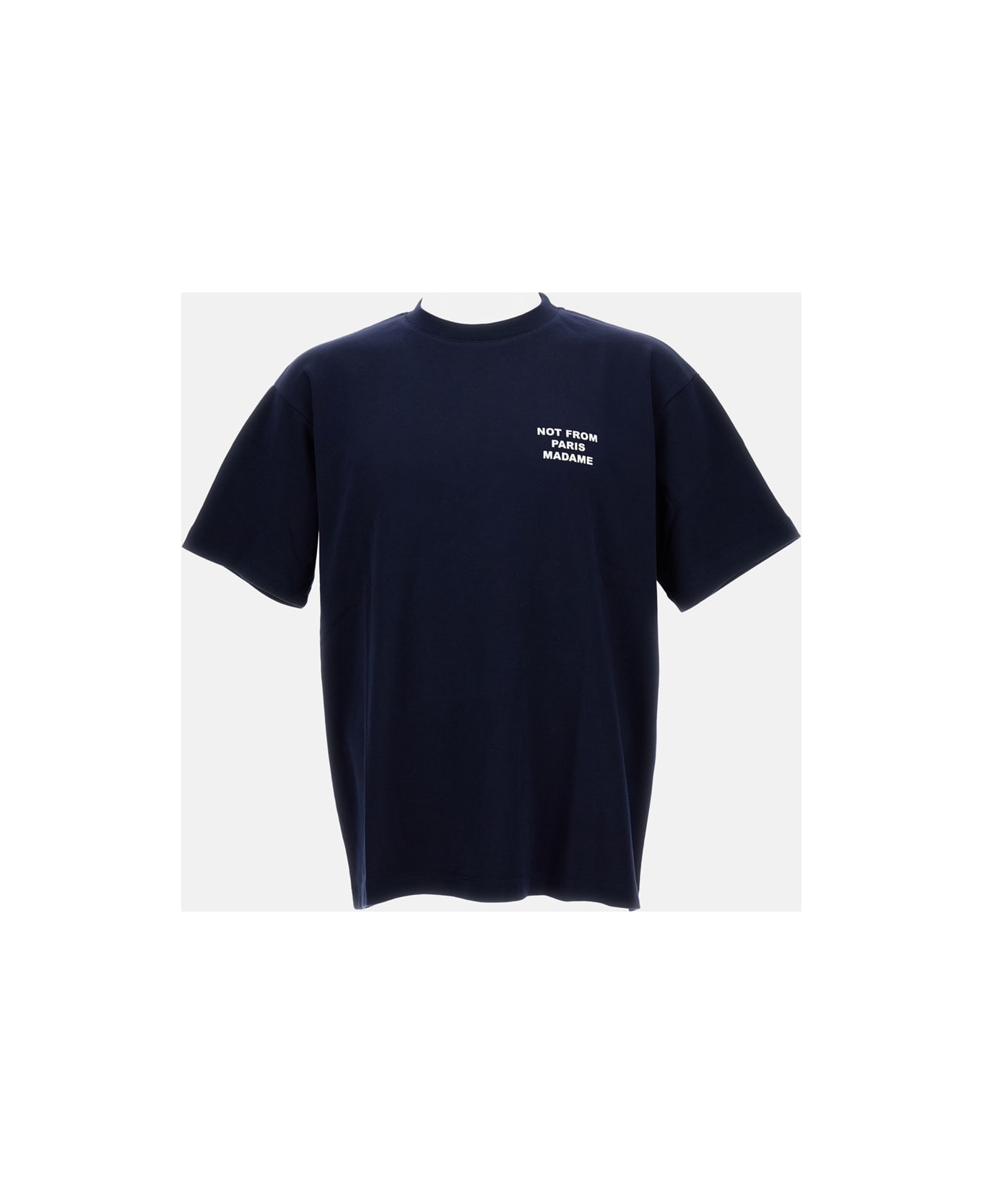 Drôle de Monsieur Men's Cotton T-shirts - Blue