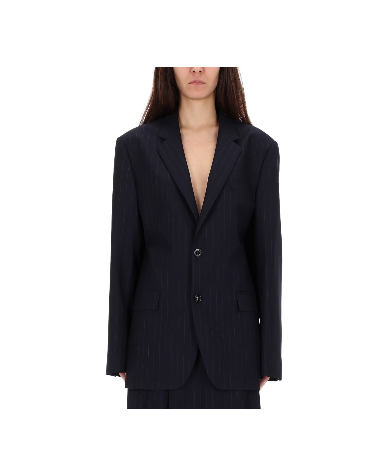 Maison Margiela Wool Jacket - BLUE