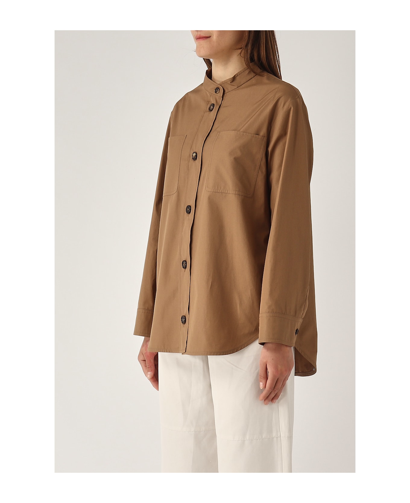 
S Max Mara Doris Blouse - CAMMELLO