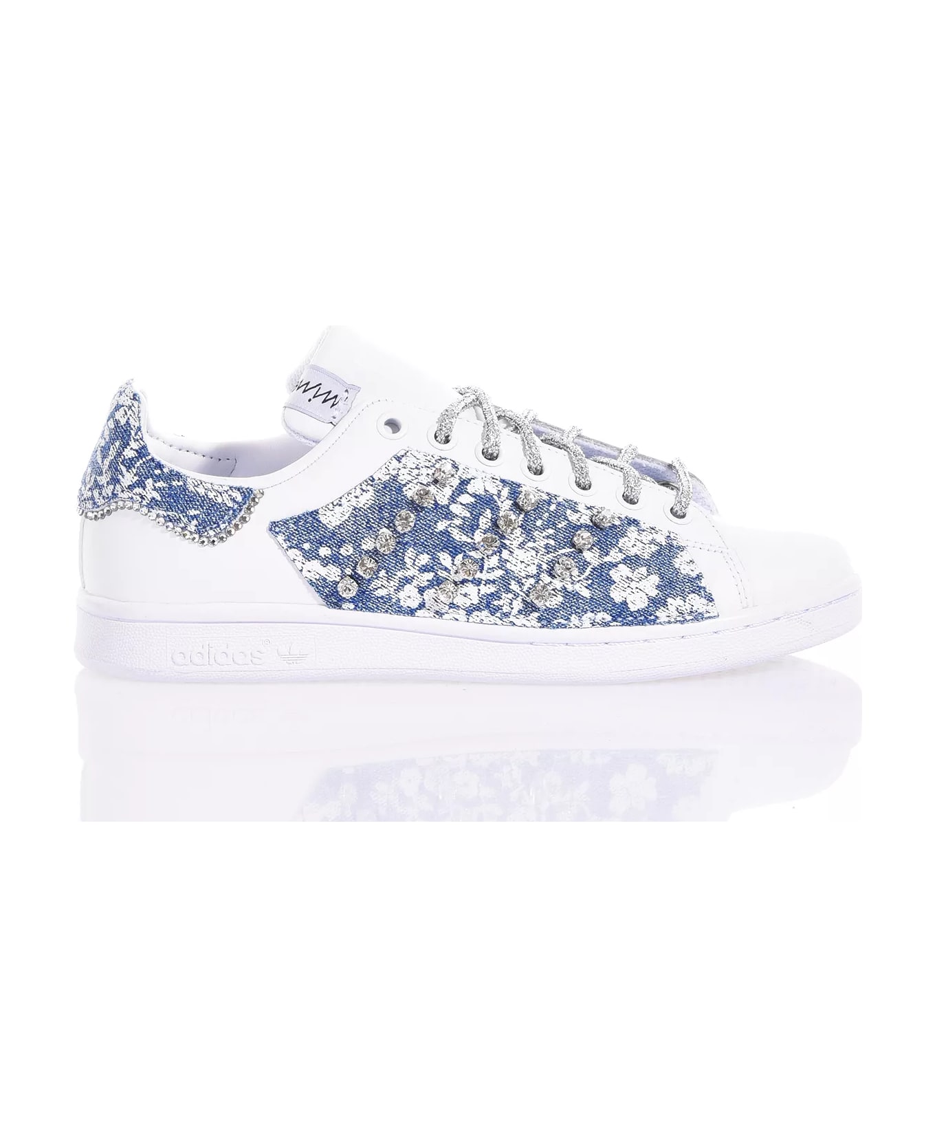 Mimanera Adidas Stan Smith Flower Jeans