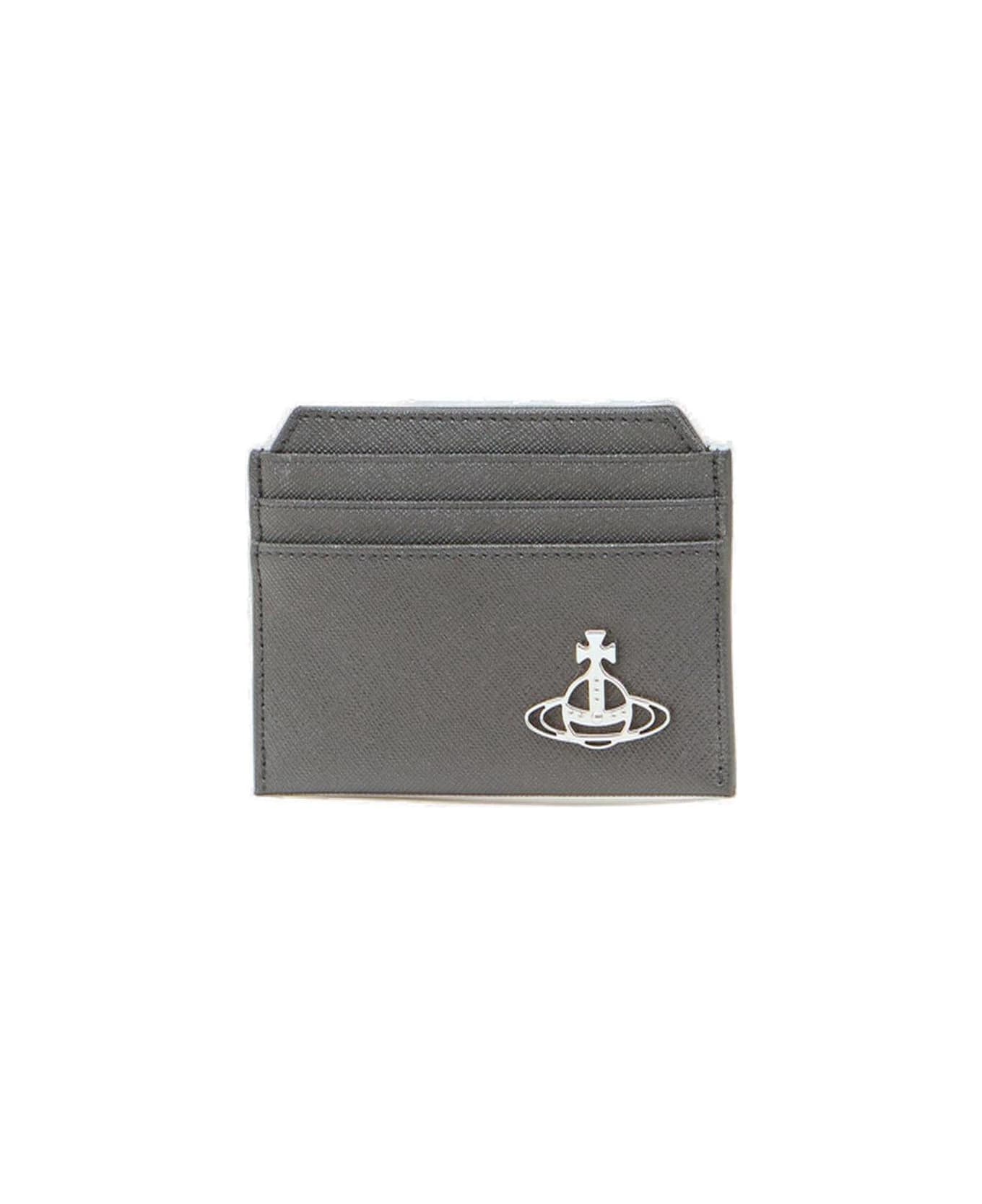 Vivienne Westwood Logo-plaque Cardholder - BLACK