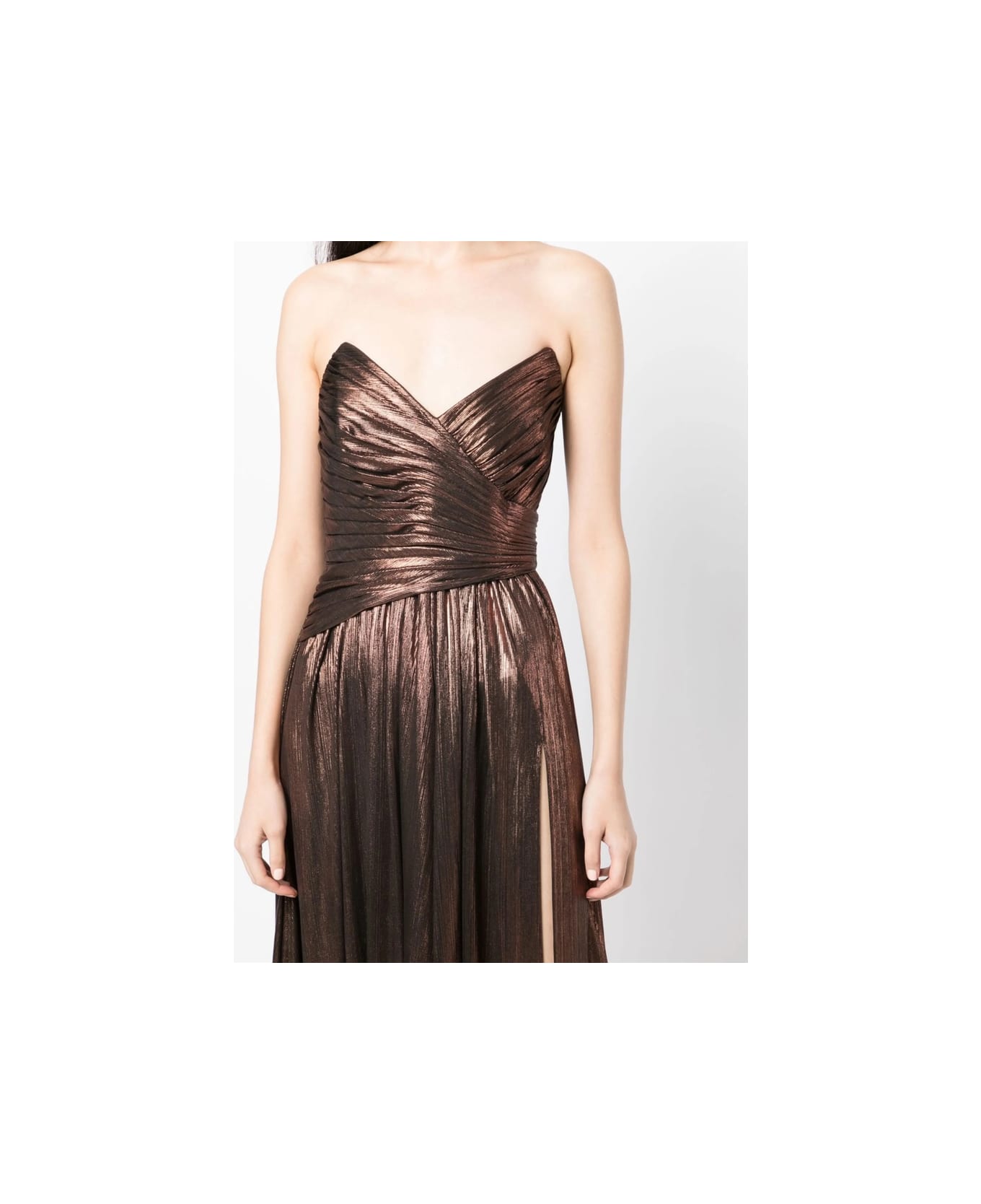 retrofete Dress - BROWN/METALLIC