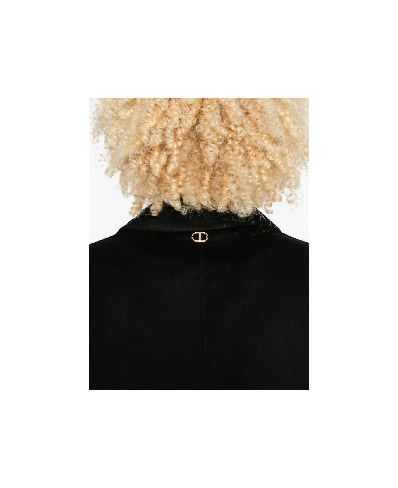 TwinSet Coat - BLACK