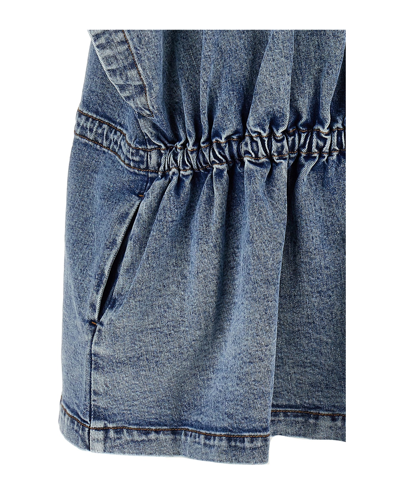 Fabiana Filippi Denim Cape - Light Blue