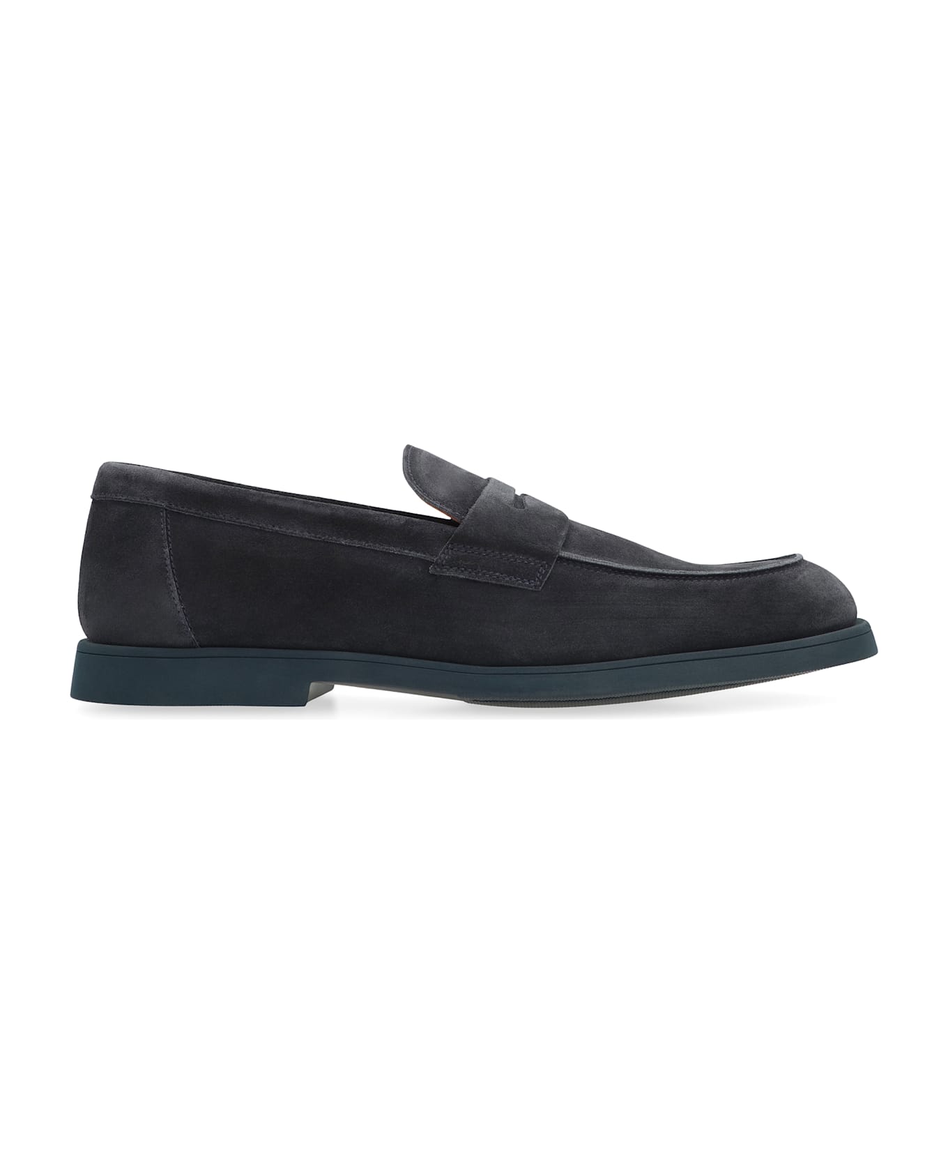 Doucal
s Suede Loafers - blue