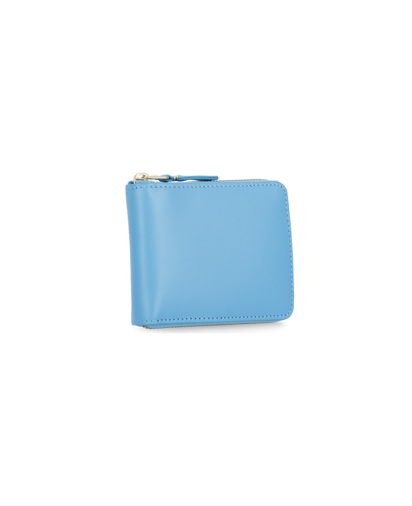 Comme des Garçons Wallet Smooth Leather Wallet - Light Blue 財布