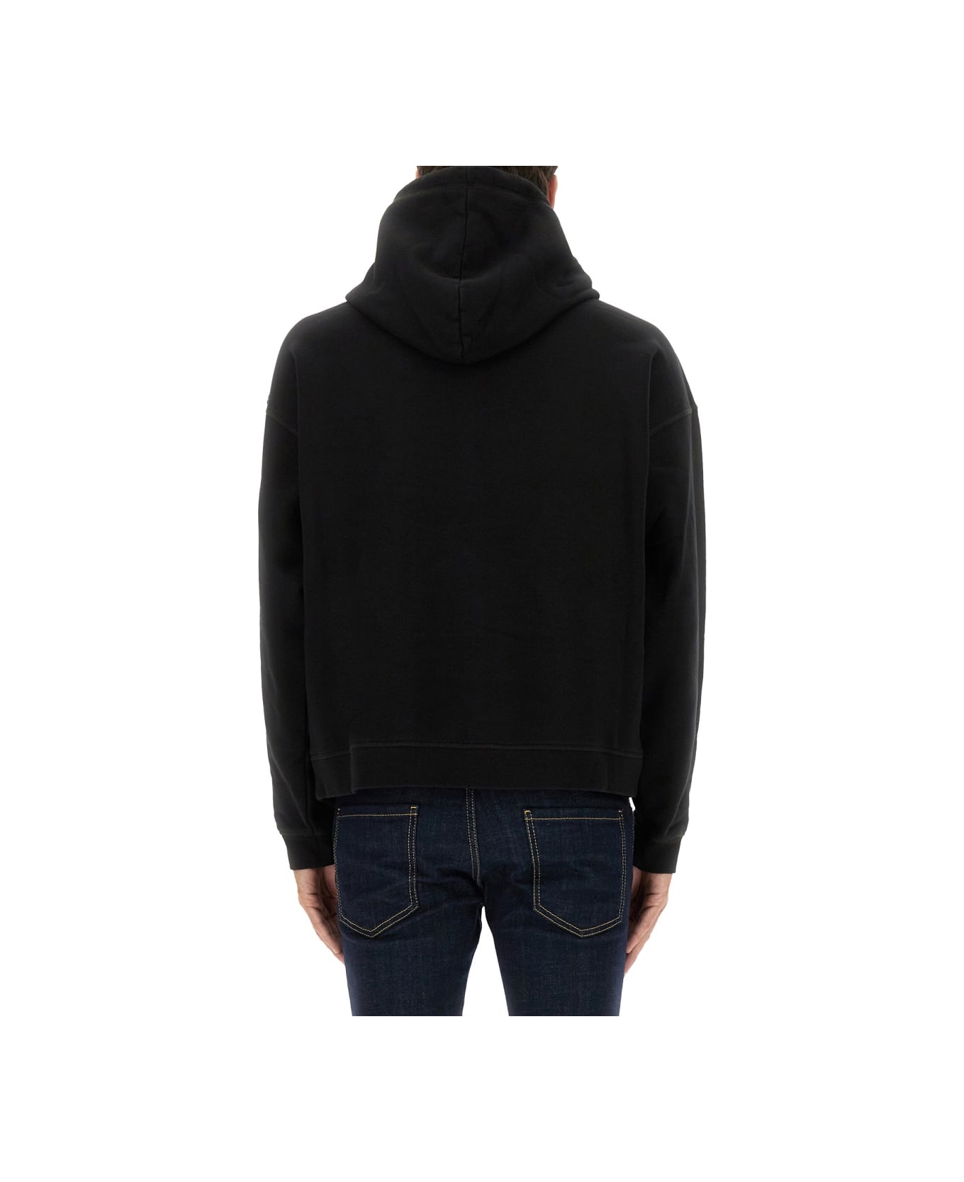 Dsquared2 Sweatshirt With Print - BLACK