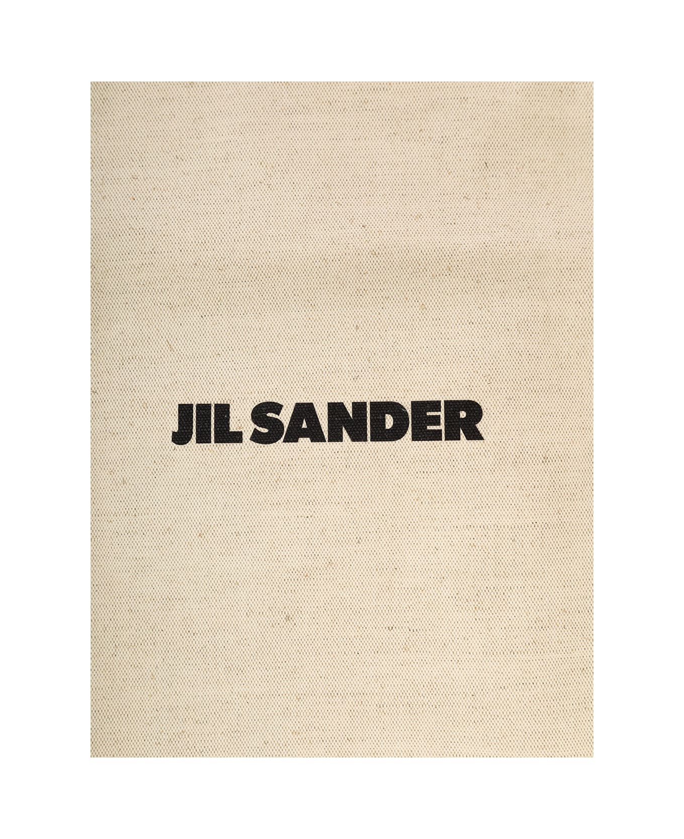 Jil Sander Canvas Logo - White