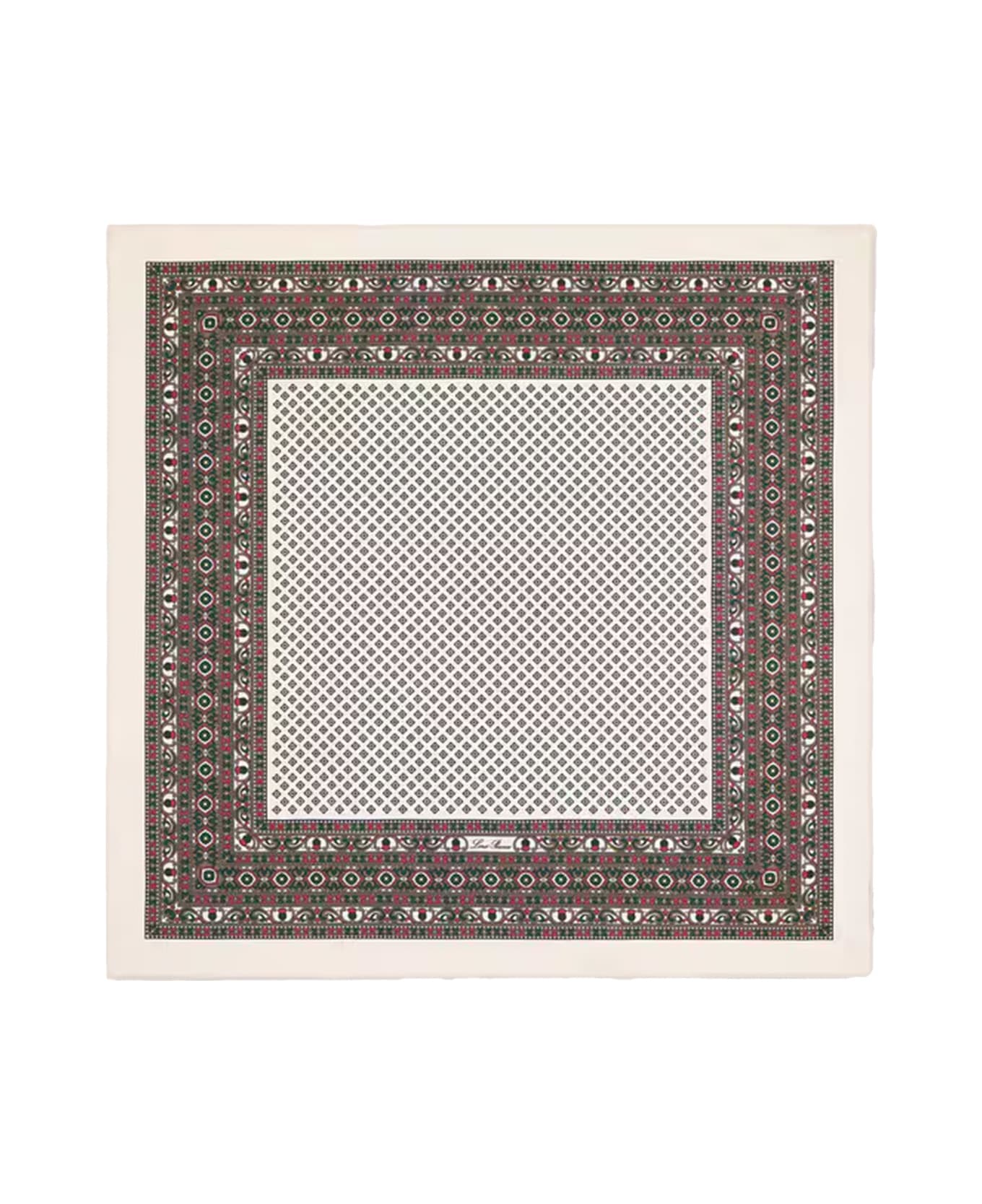 Loro Piana Scarfs - IVORY GREEN