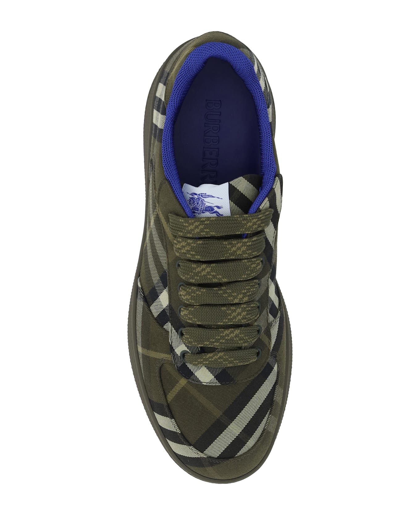 Burberry Checked Terrace Lace-up Sneakers - Heath Ip Check