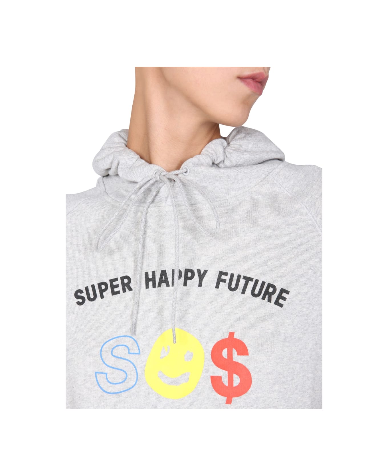 Etre Cecile "super Happy Future" Sweatshirt - GREY