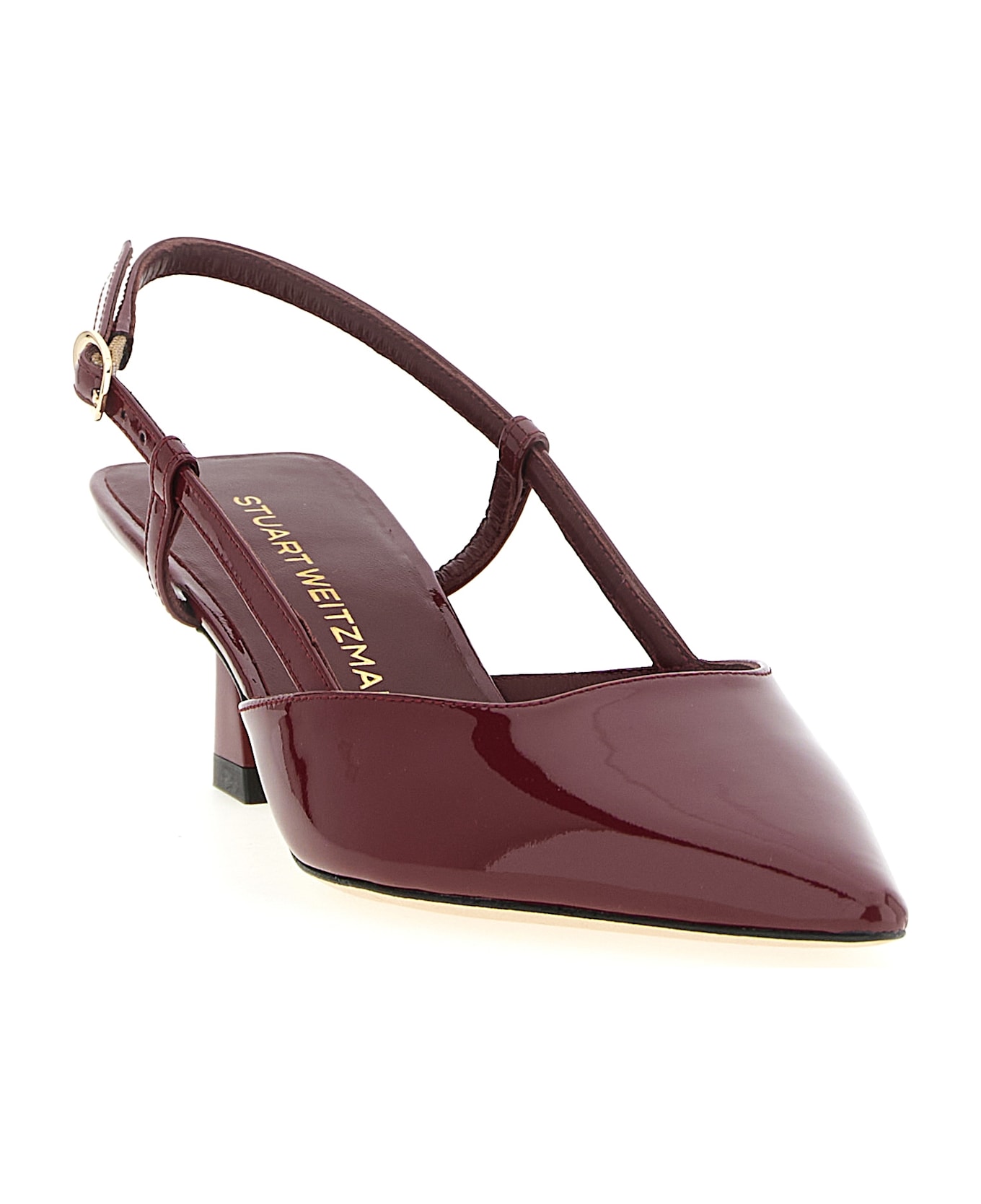 Stuart Weitzman 'vinnie' Slingback - Bordeaux