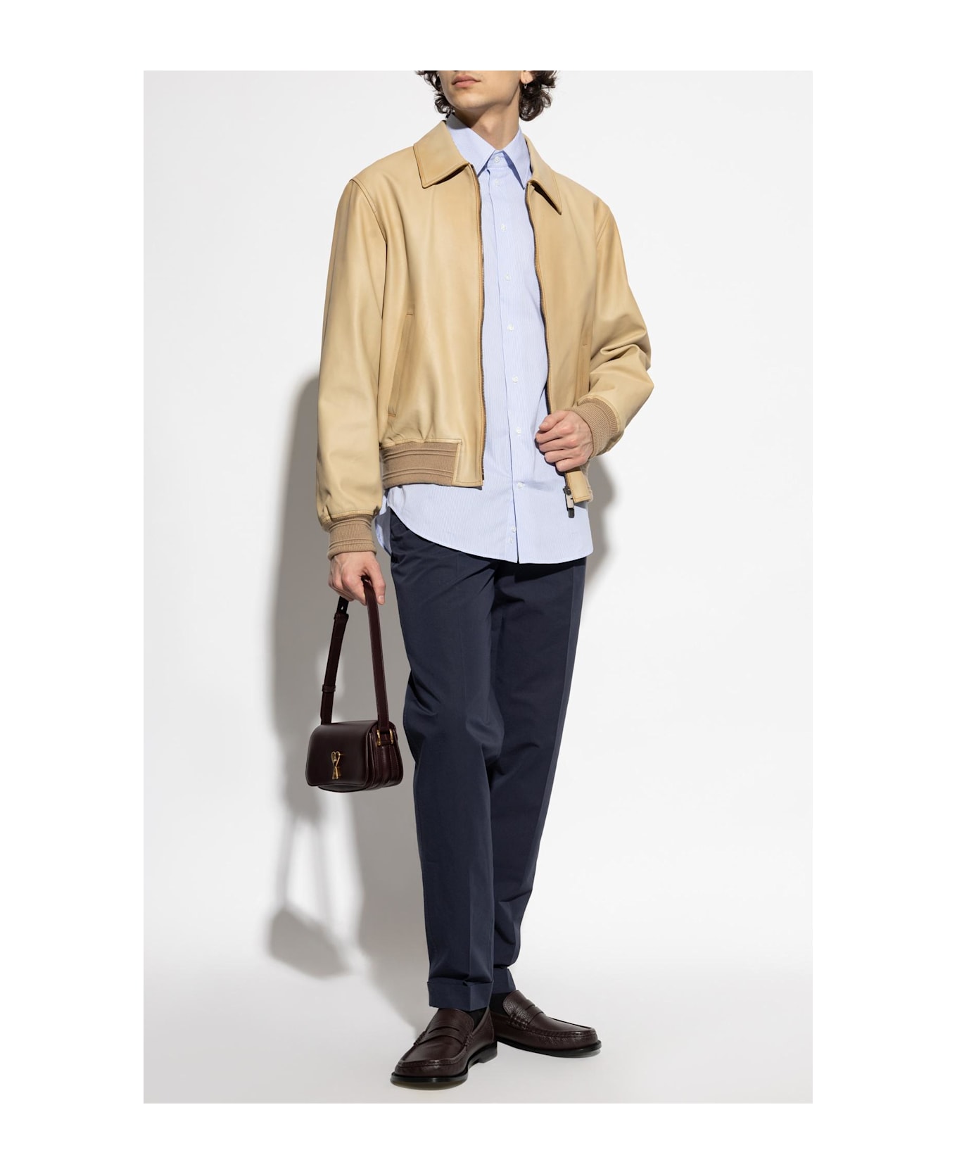 Tom Ford Pants With Rolled-up Legs - navy