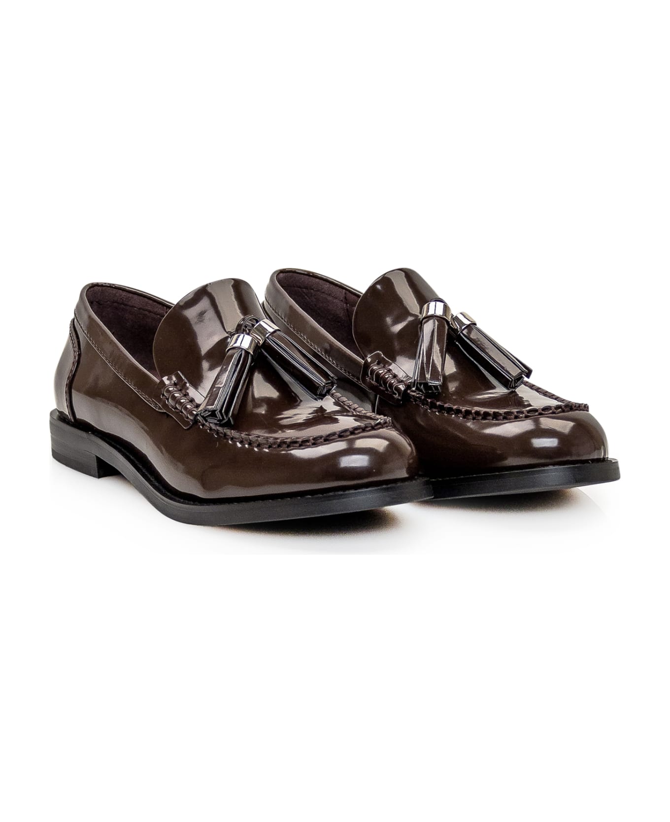 Jeffrey Campbell Lecture Loafer - BROWN