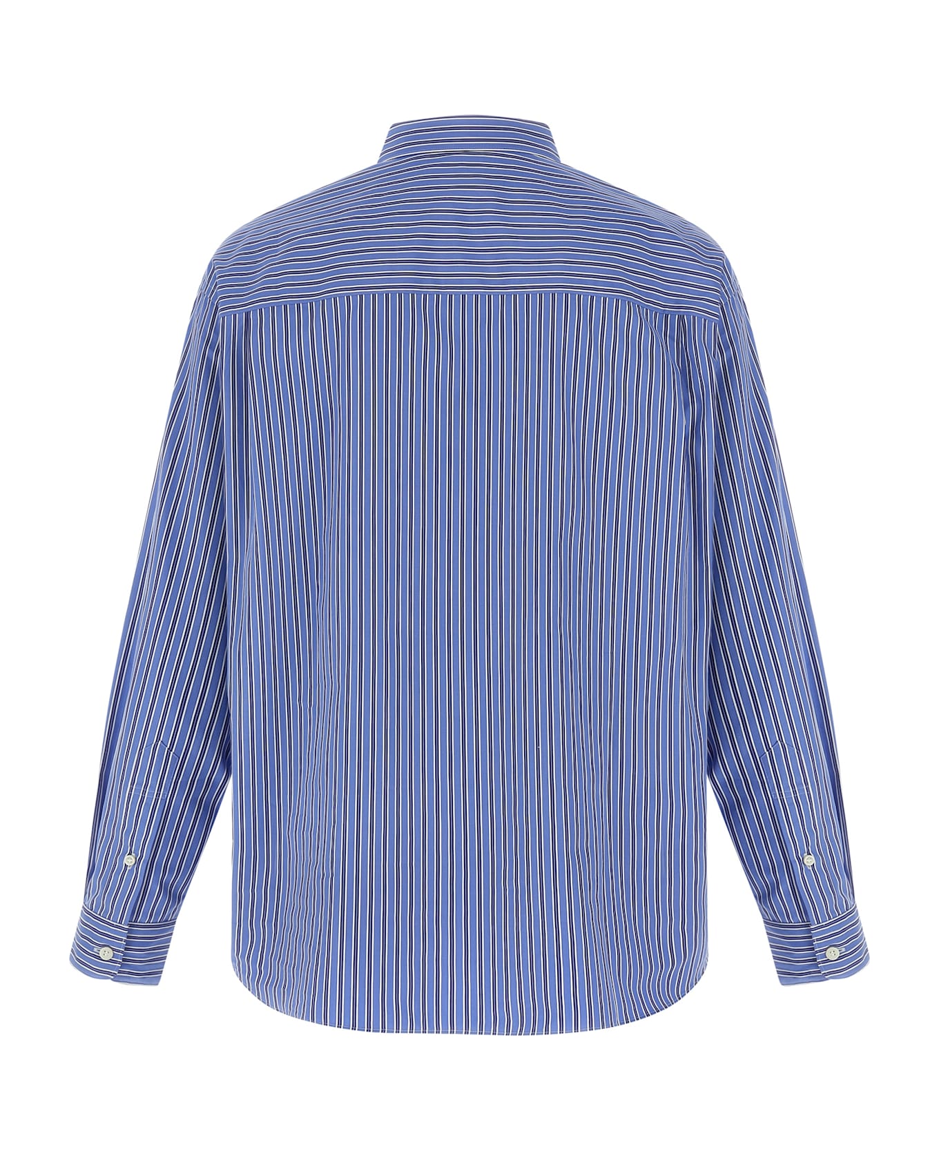 Comme des Garçons Homme Patch Striped Shirt - Blue