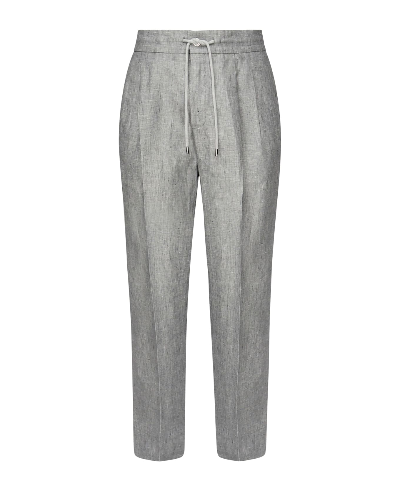 Dolce 
Gabbana Délavé Linen Canvas Trousers - Grey