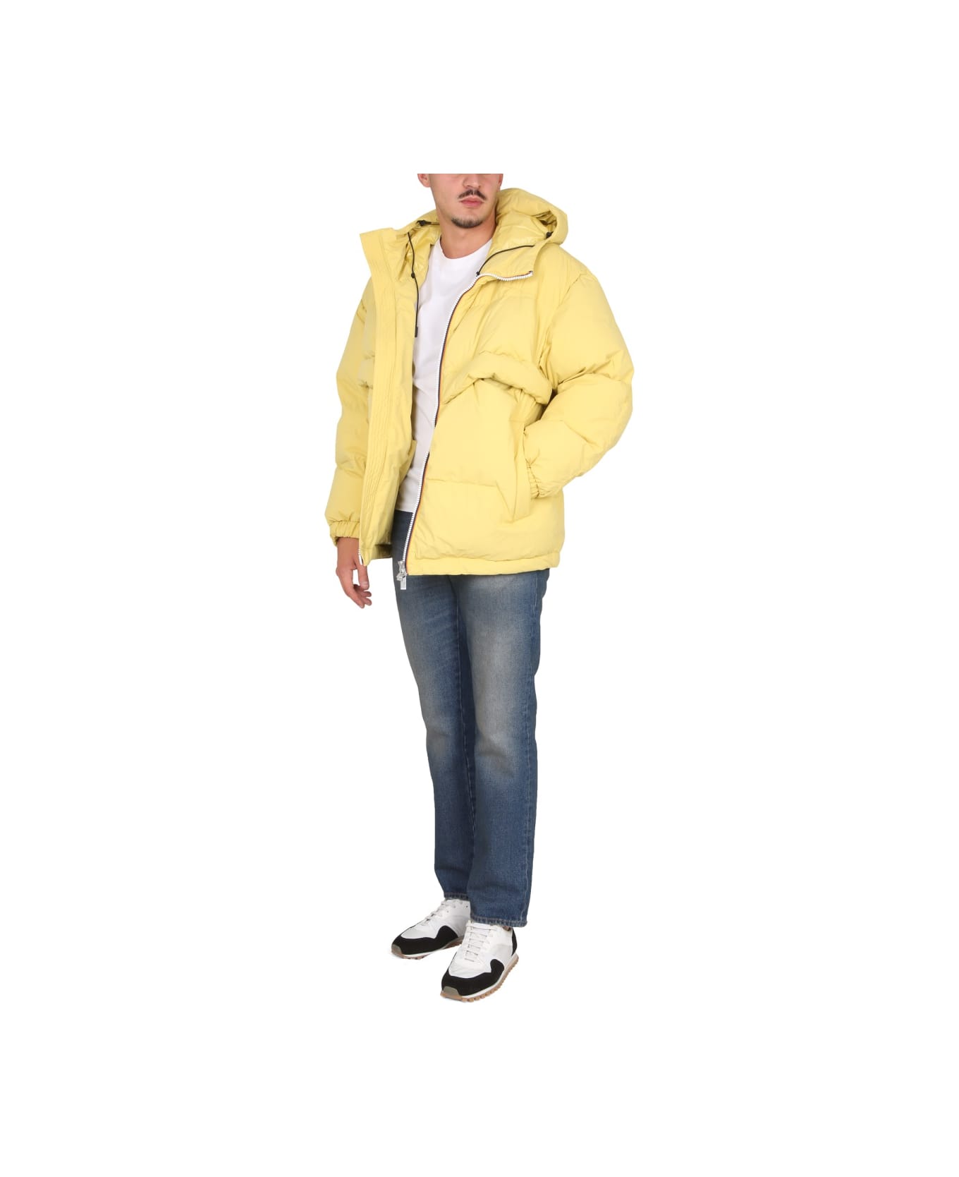 K-Way "clauden 2.1 Amiable" Padded Jacket - YELLOW