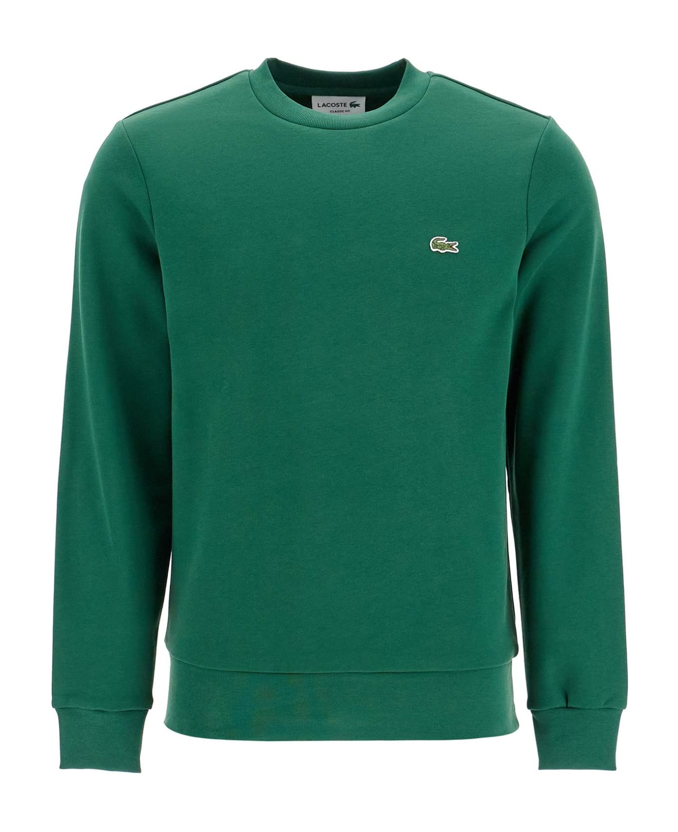 Lacoste Classic Fit Crewneck Sweatshirt - VERDE (Green)