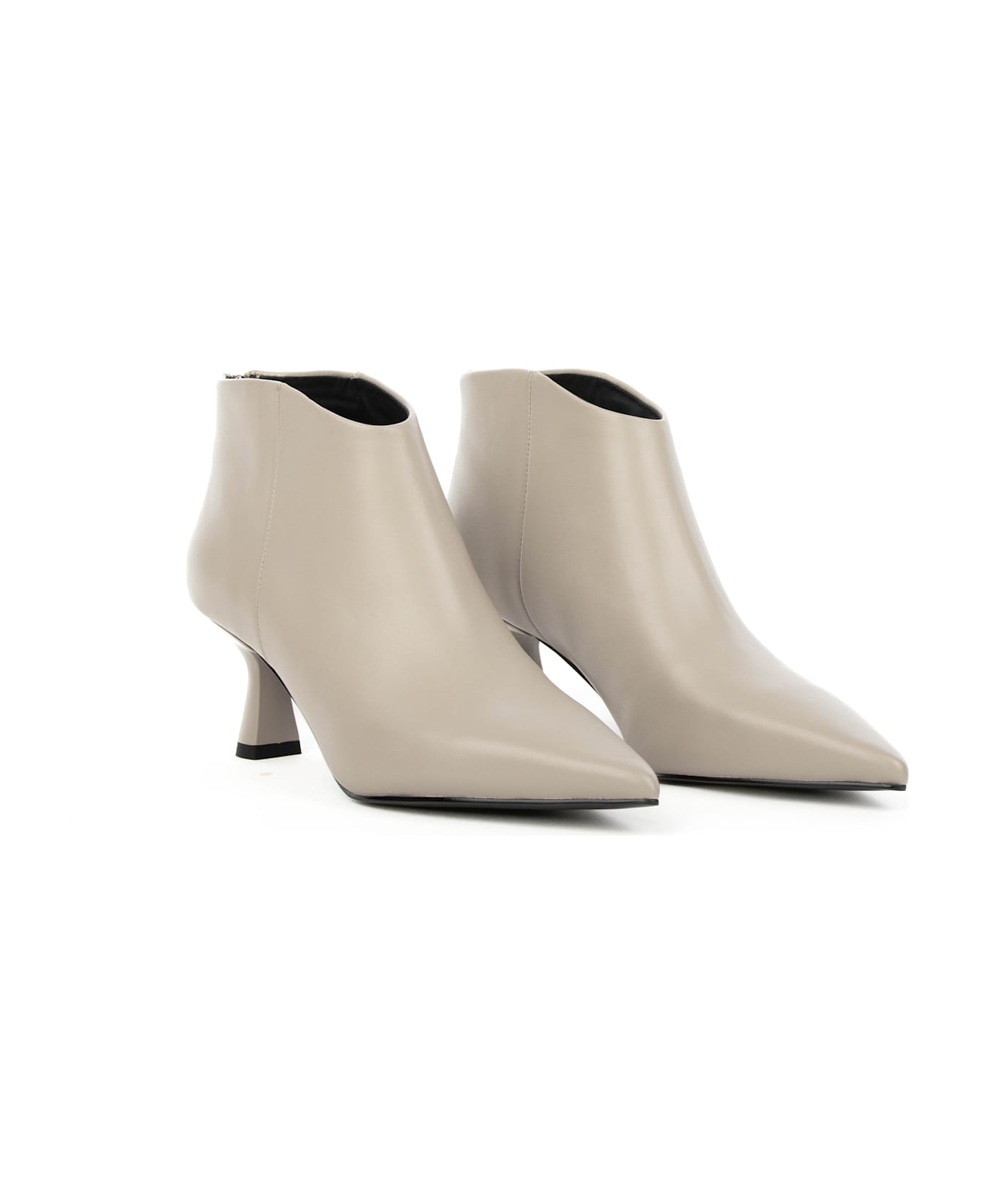 Bruno Premi Beige Leather Ankle Boot - SHELL