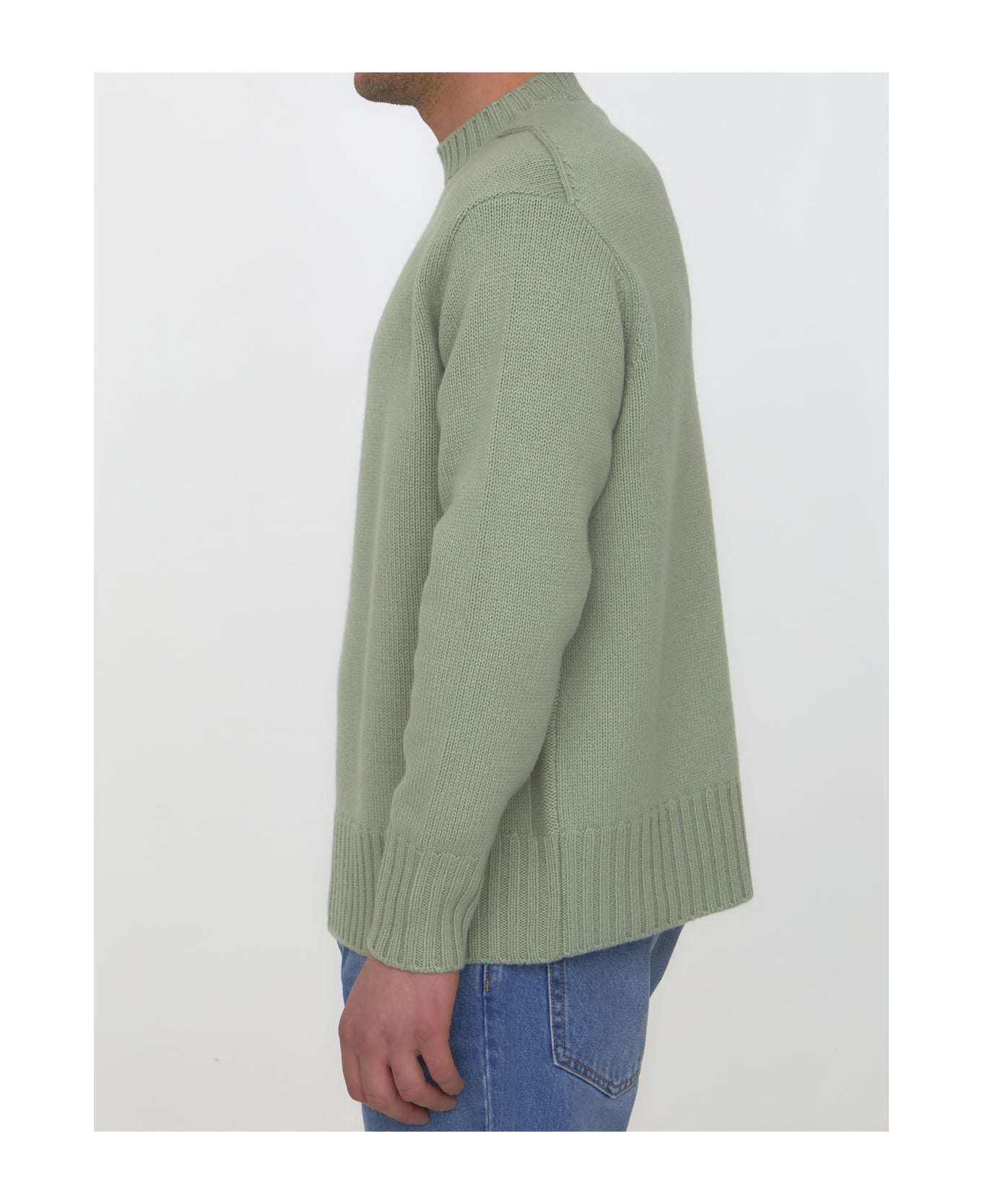 Lanvin Green Cashmere Sweater - GREEN ニットウェア