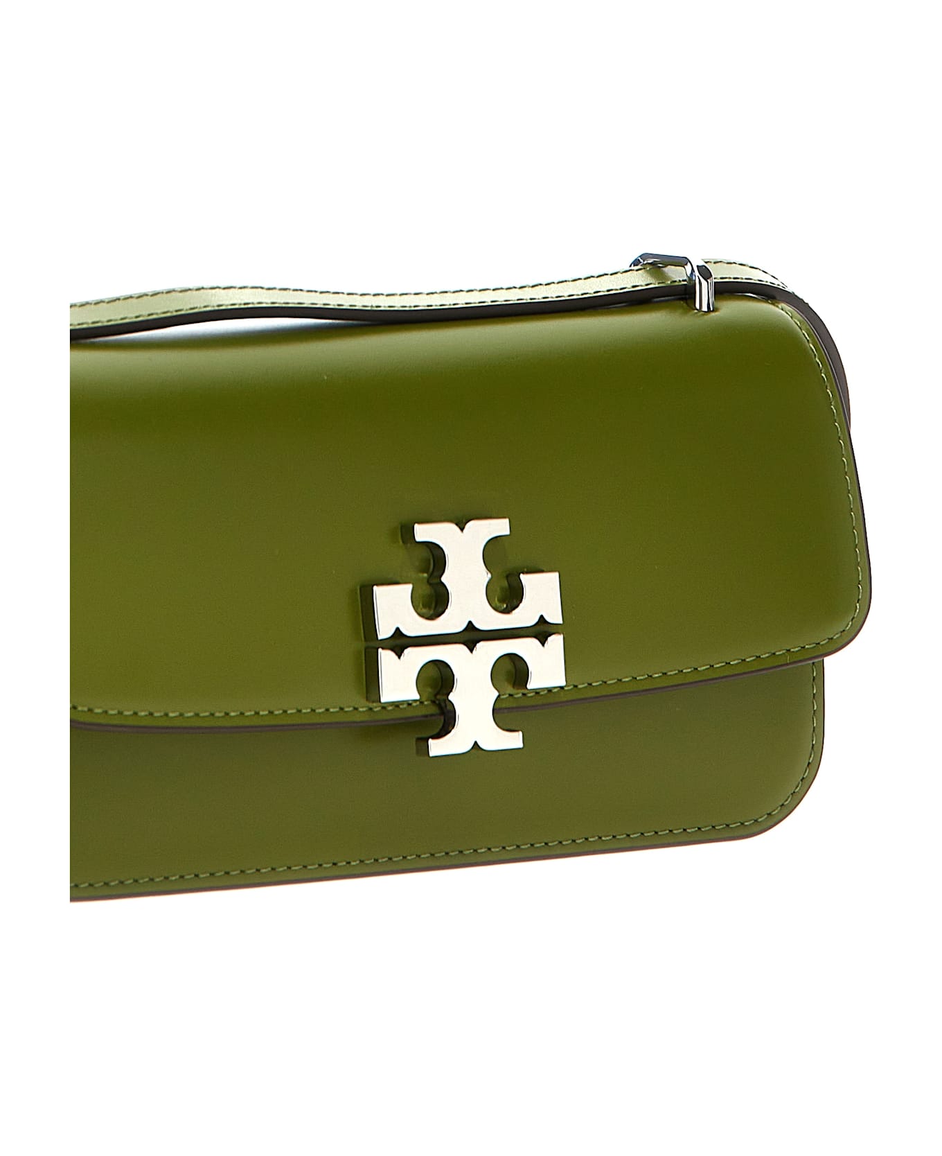 Tory Burch 'eleanor E/w Small Convertible' Shoulder Bag - Green