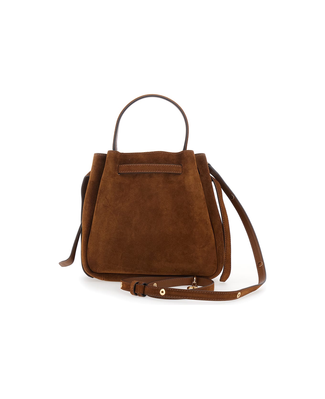 Tory Burch Romy Suede Bucket Bag - Beige トートバッグ