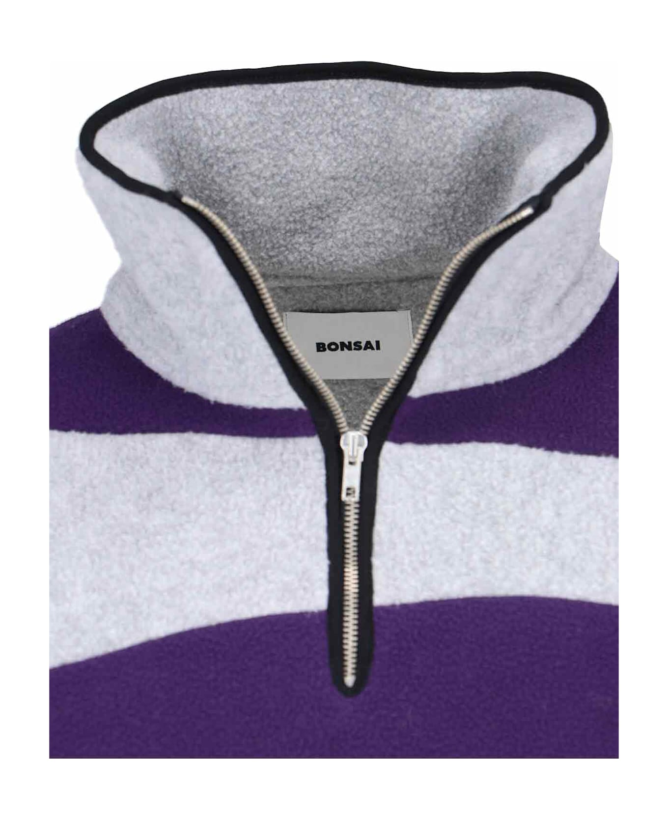 Bonsai High Neck Sweater - Gray