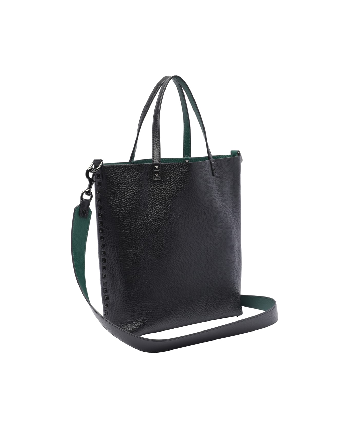 Valentino Garavani Medium Rockstud Tote Bag - Black トートバッグ