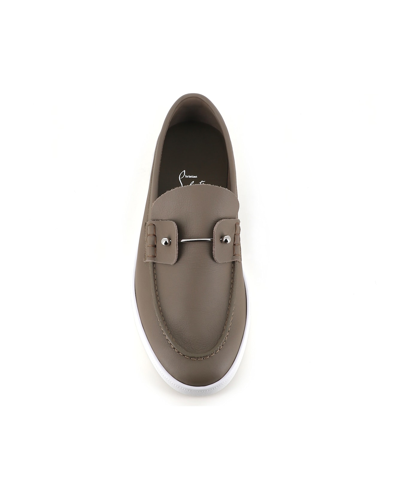 Christian Louboutin Slip-on Chambeliboat Flat - Taupe