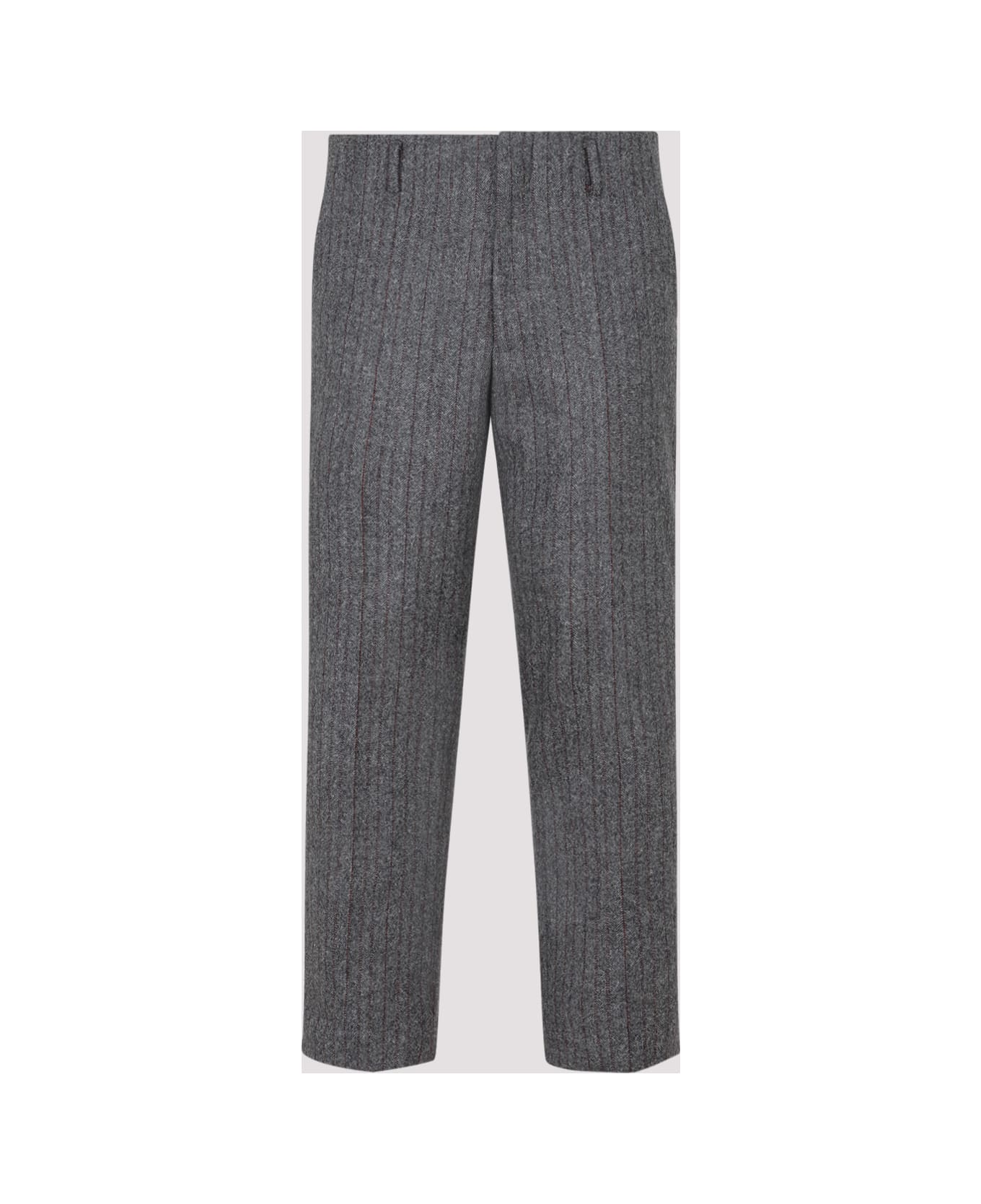 Dries Van Noten Wool Pants - Grey