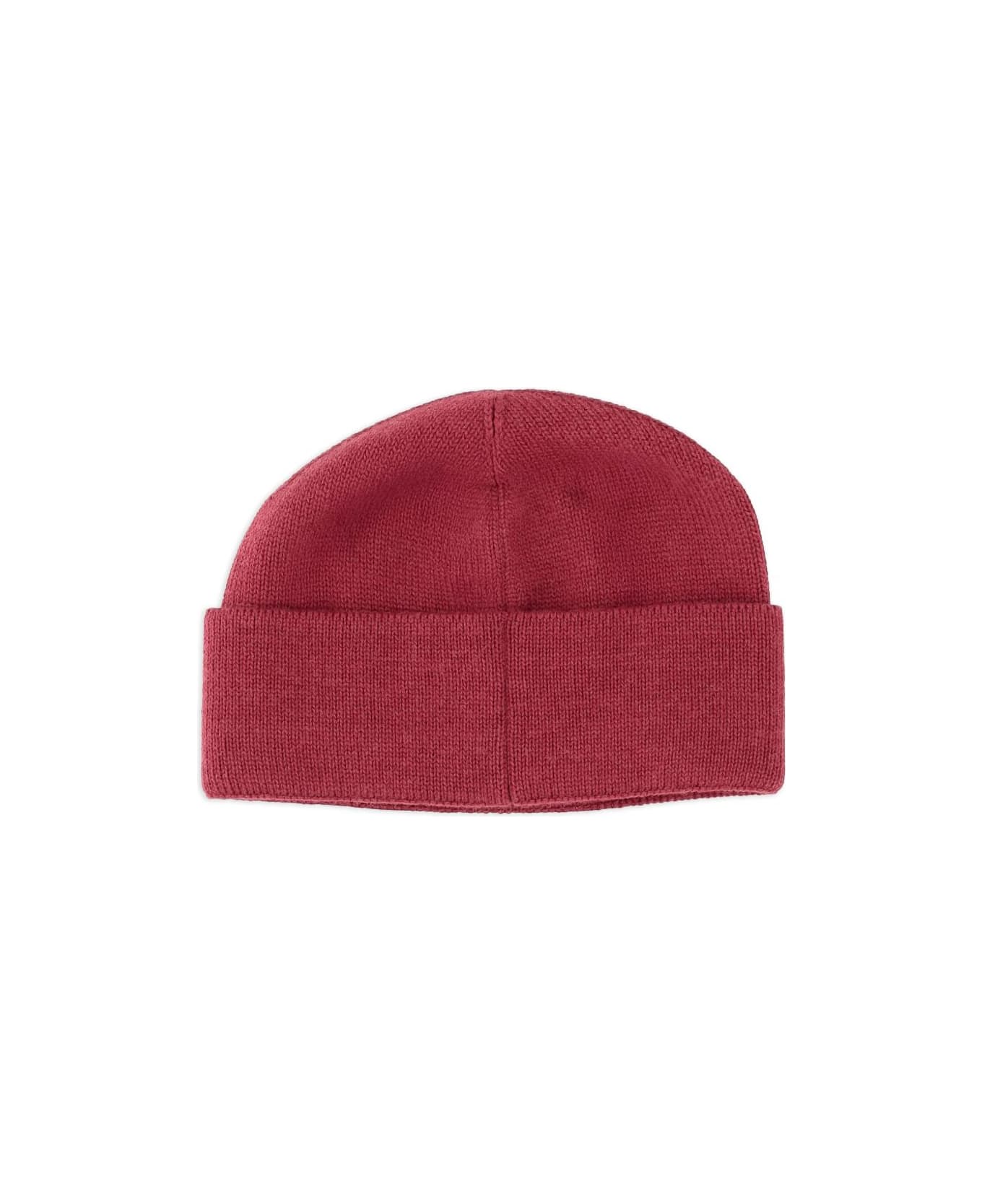Valentino Garavani Chez Valentino Cotton And Wool Beanie - Red