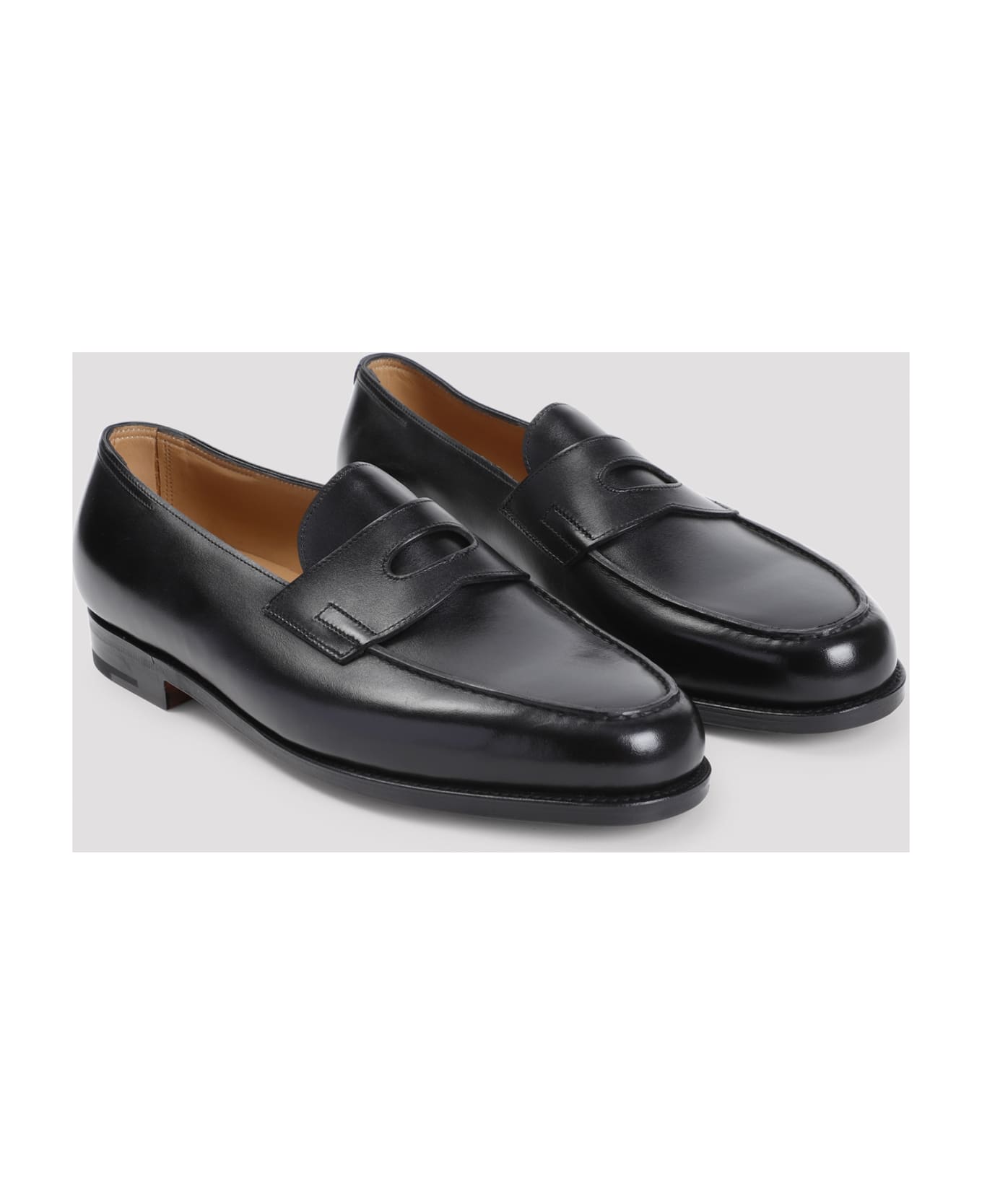 John Lobb Lopez Loafers - R Black