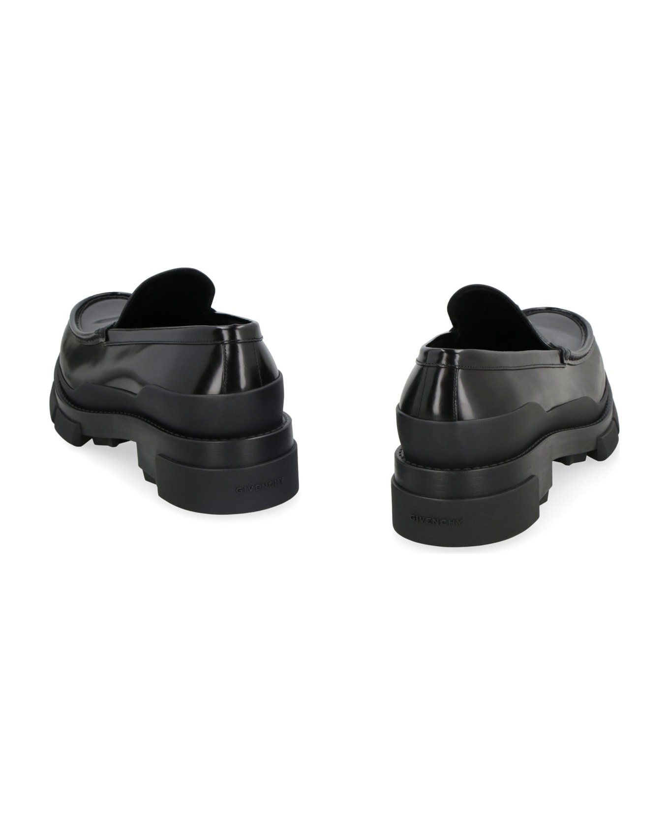 Givenchy Terra Leather Loafers - black