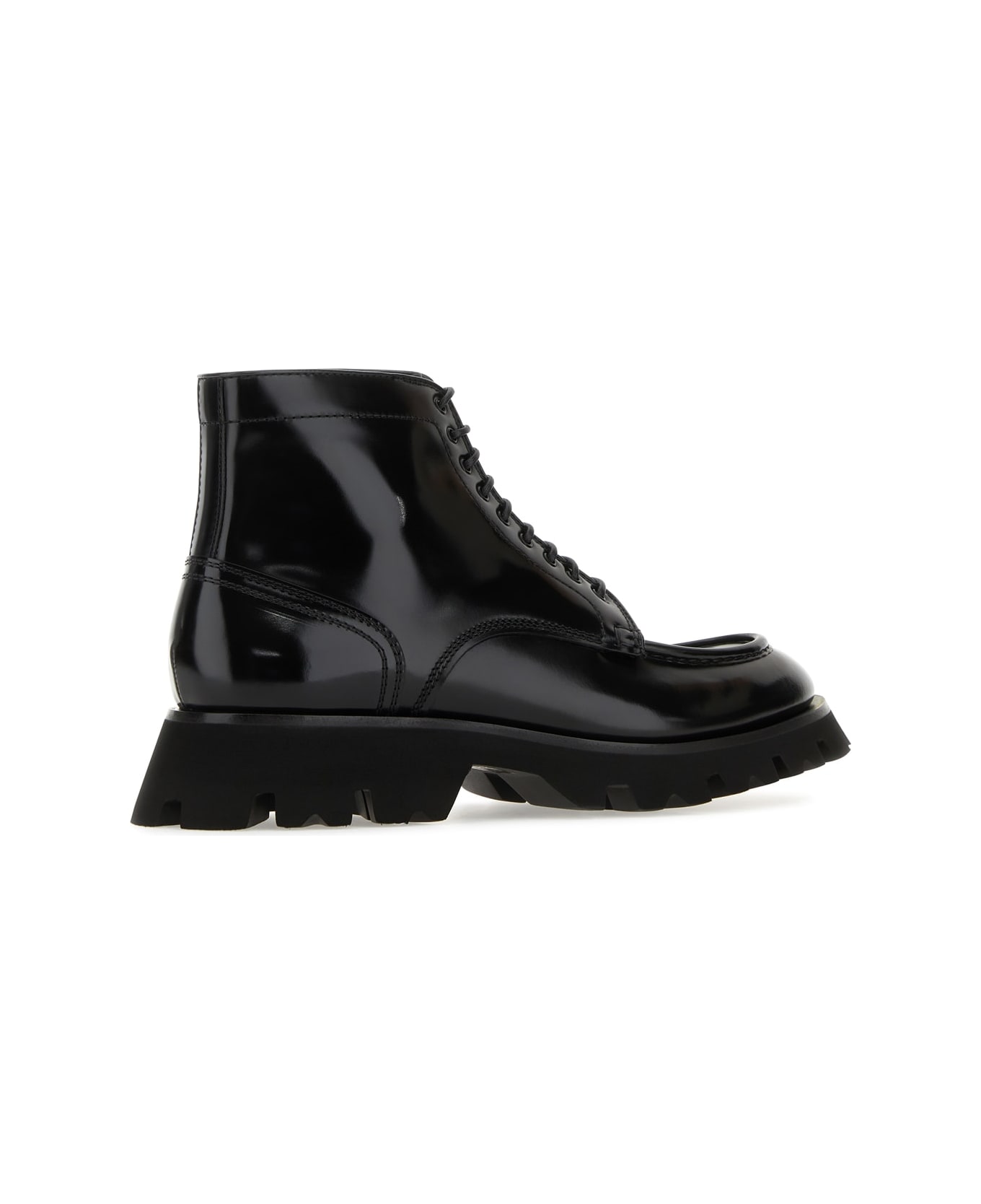 Santoni Scarpa Stringata - BLACK