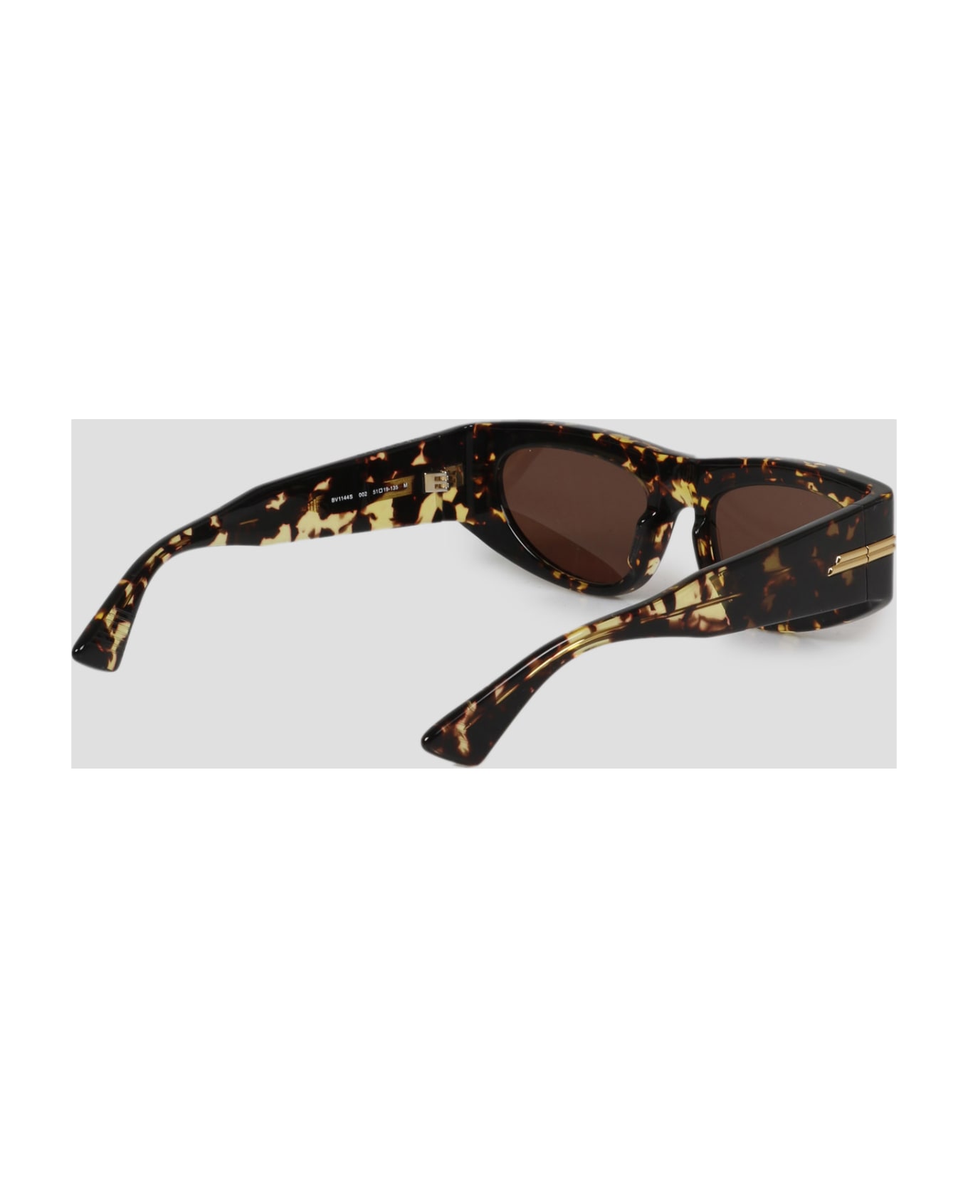 Bottega Veneta Eyewear Mitre Sunglasses - Brown