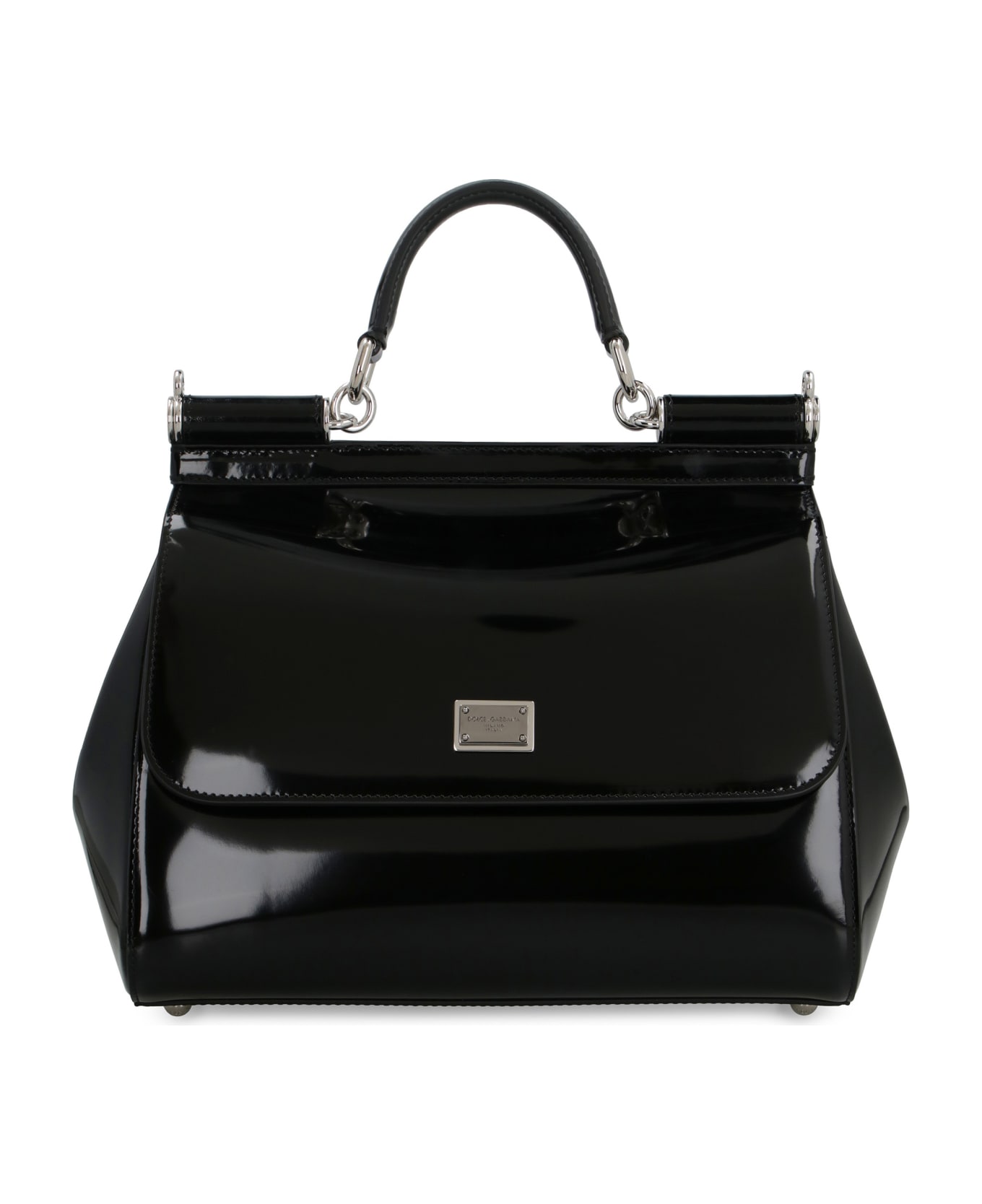 Dolce & Gabbana Kim Dolce&gabbana - Sicily Leather Handbag - black